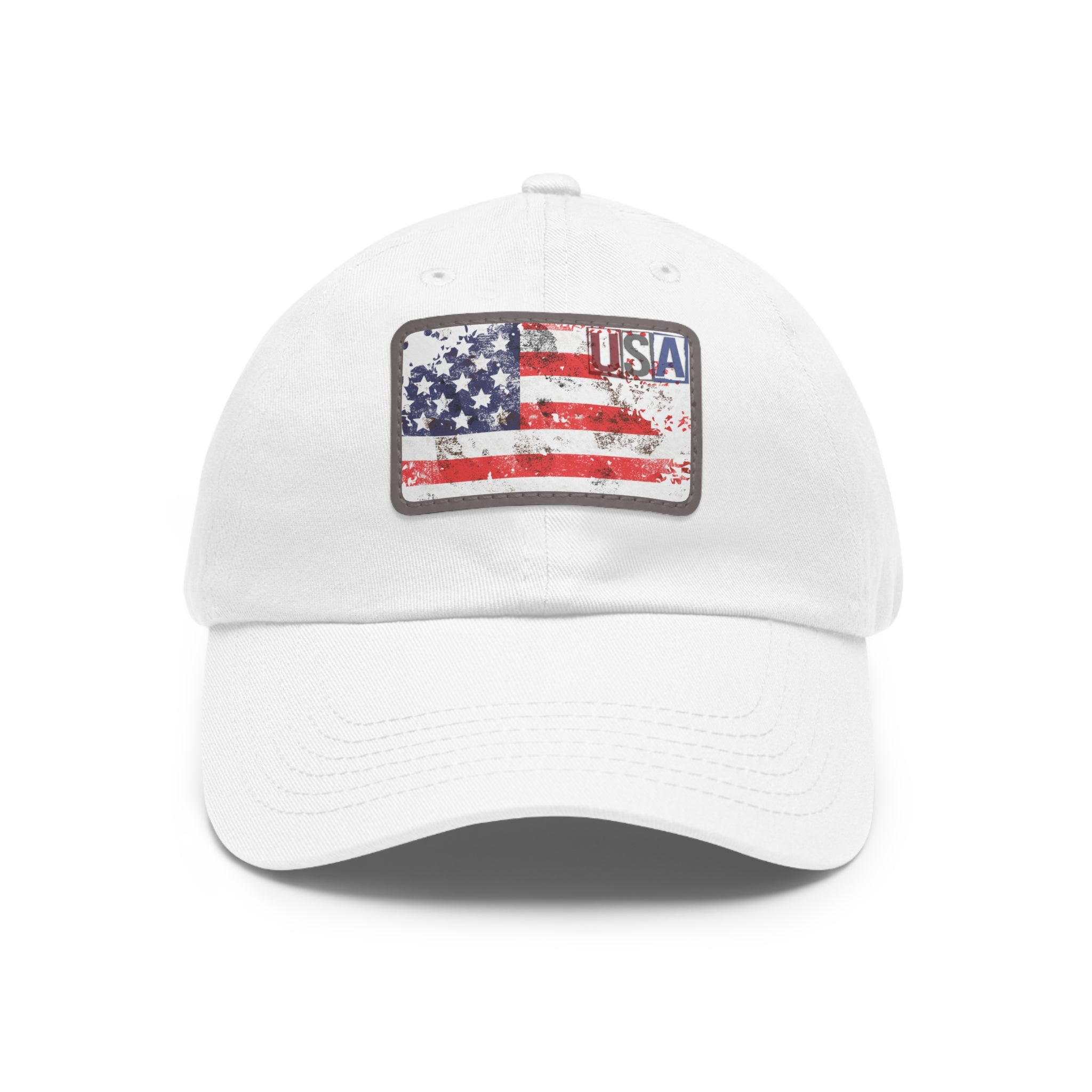 Patriotic  USA Flag Patch Baseball Cap, red, white, blue - Blue Star Merch 