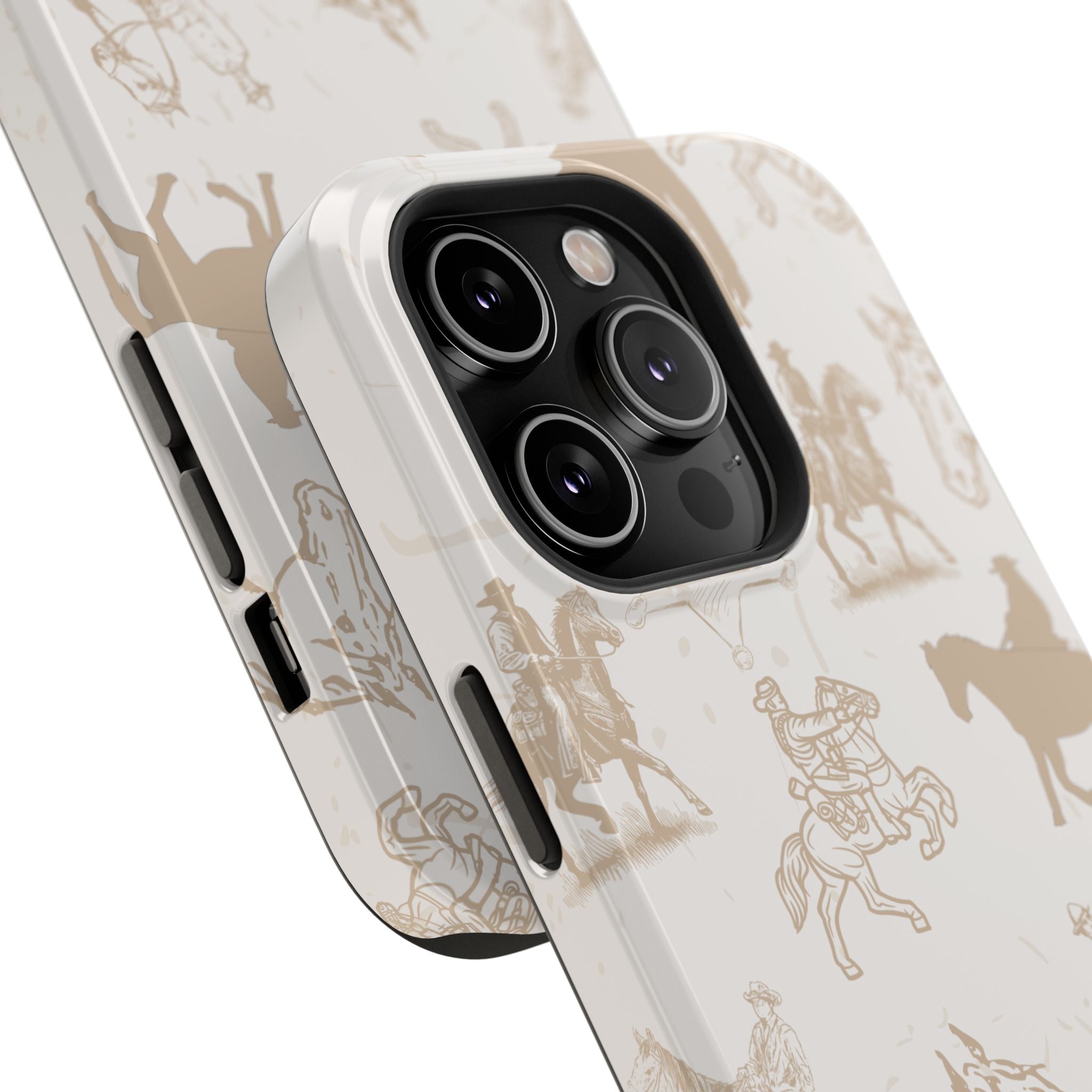 Western Cowboy print, Impact resistant  case for iPhone and Samsung phones - Blue Star Merch 