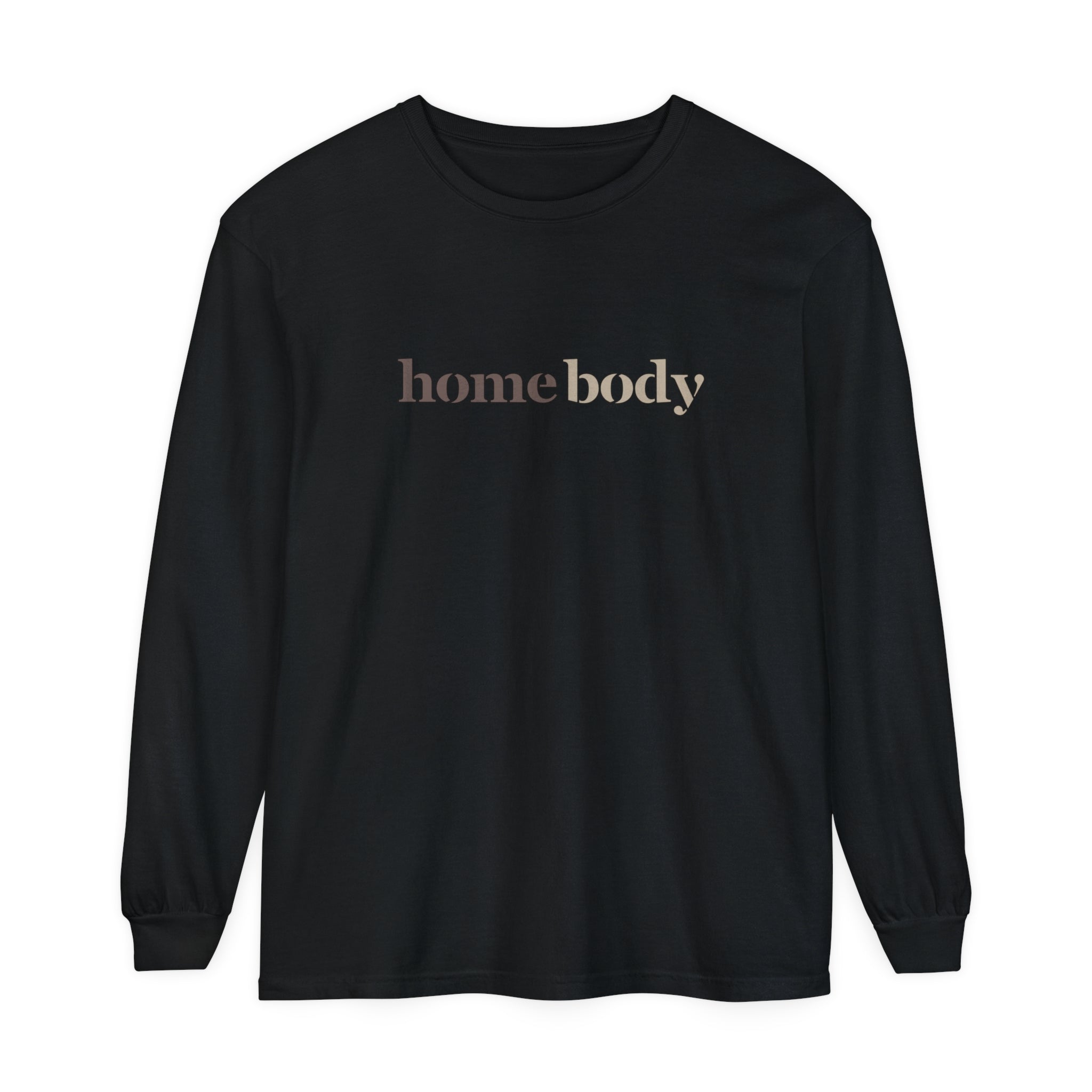 Copy of Holiday Penguin Unisex Garment-dyed Long Sleeve Cotton T-Shirt with prints on front & back