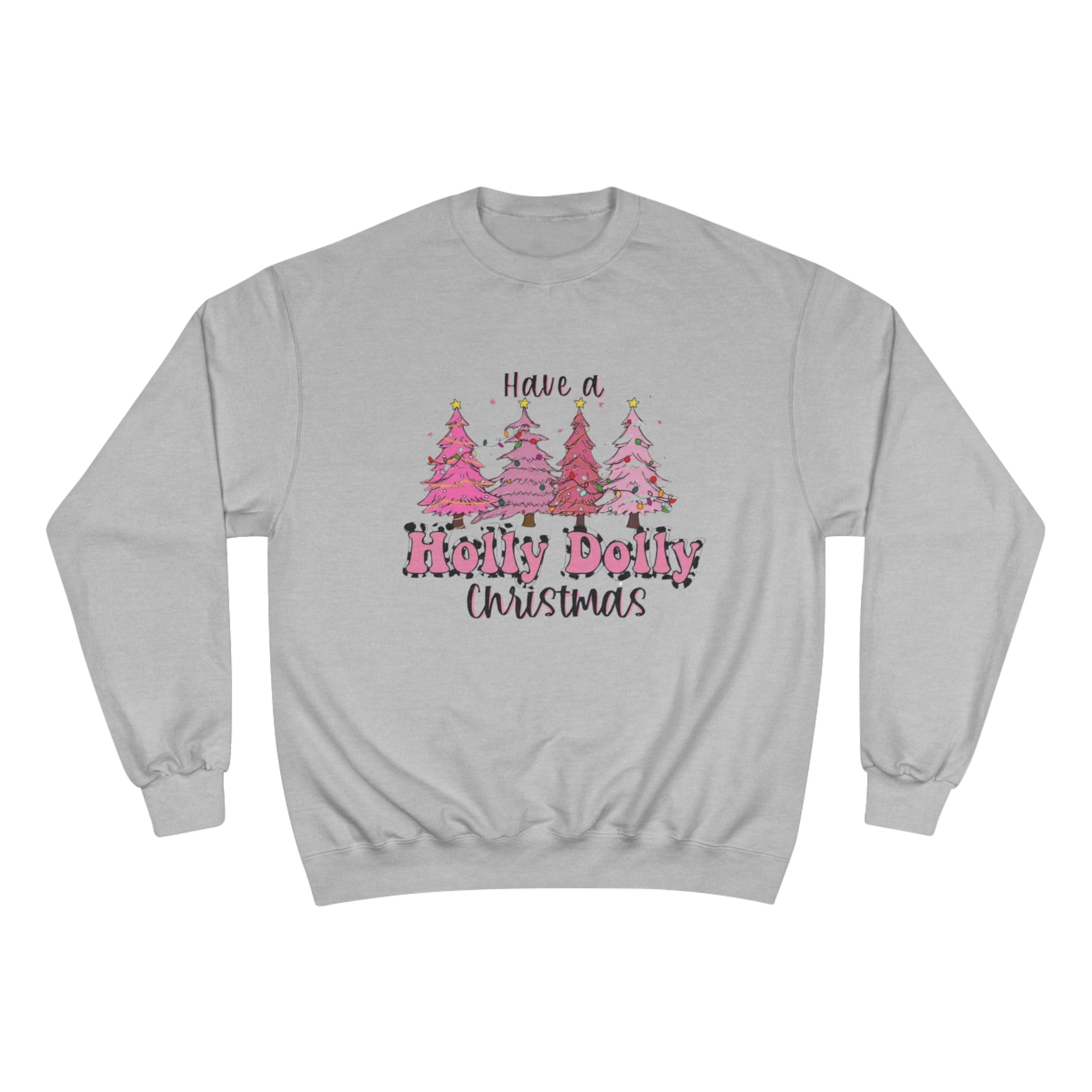 Champion  Sweatshirt, Christmas Sweatshirt  Santa Sweatshirt,  Long Sleeve, Winter shirt, Holly Dolly