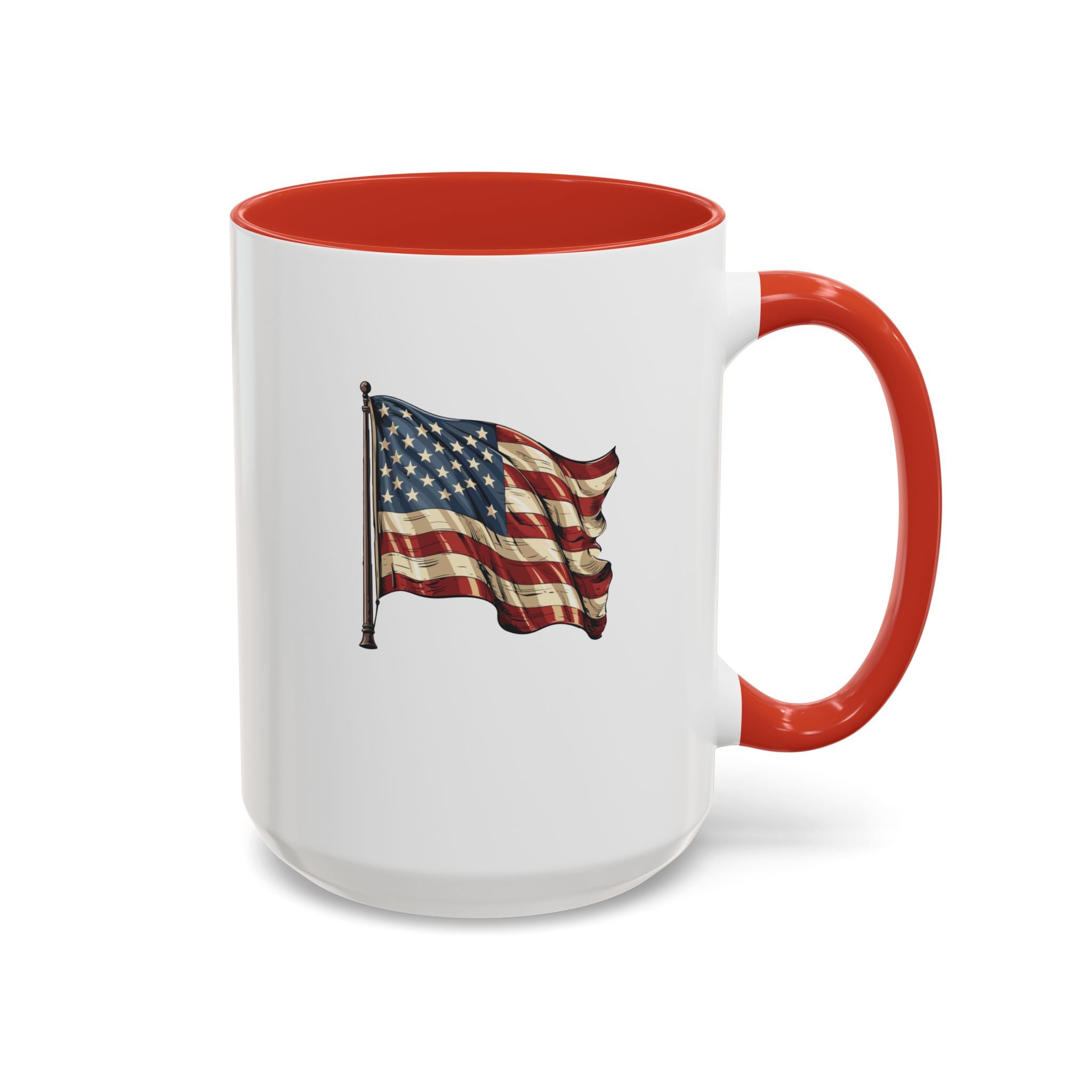 Ceramic Coffee Mug | American Flag Coffee Mug | Blue Star Merch