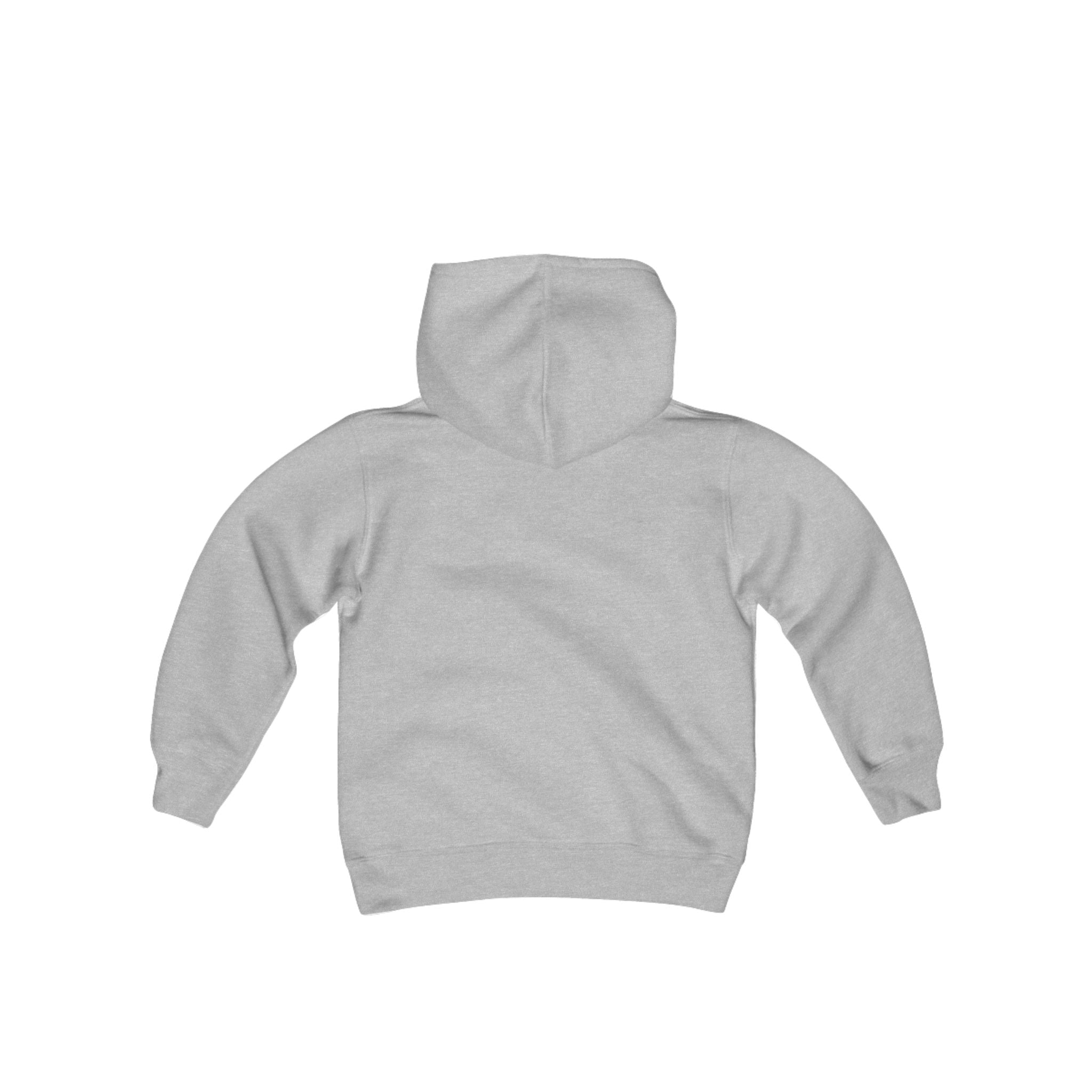 Youth Heavy Blend Hooded Sweatshirt with Boise pony club logo