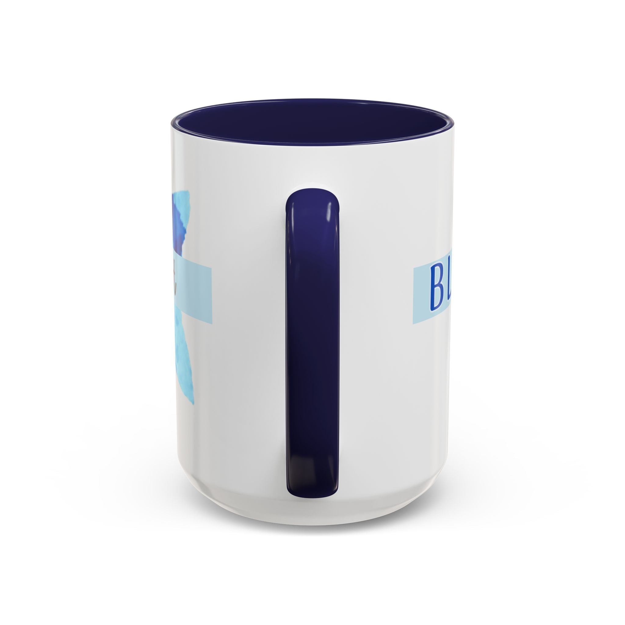 Blue Star Merch logo Accent Coffee Mug (11, 15oz)