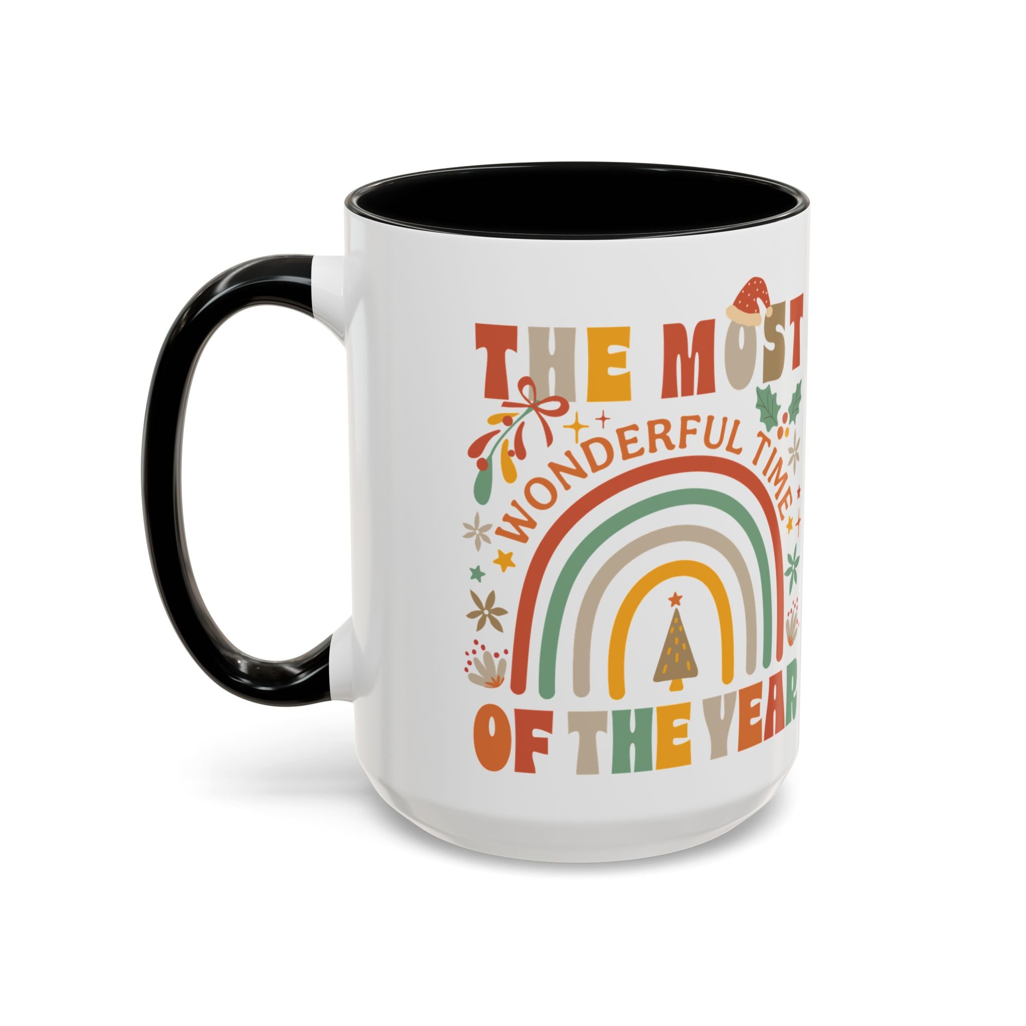 Most wonderful time of the year Christmas coffee   Accent Coffee Mug (11, 15oz)