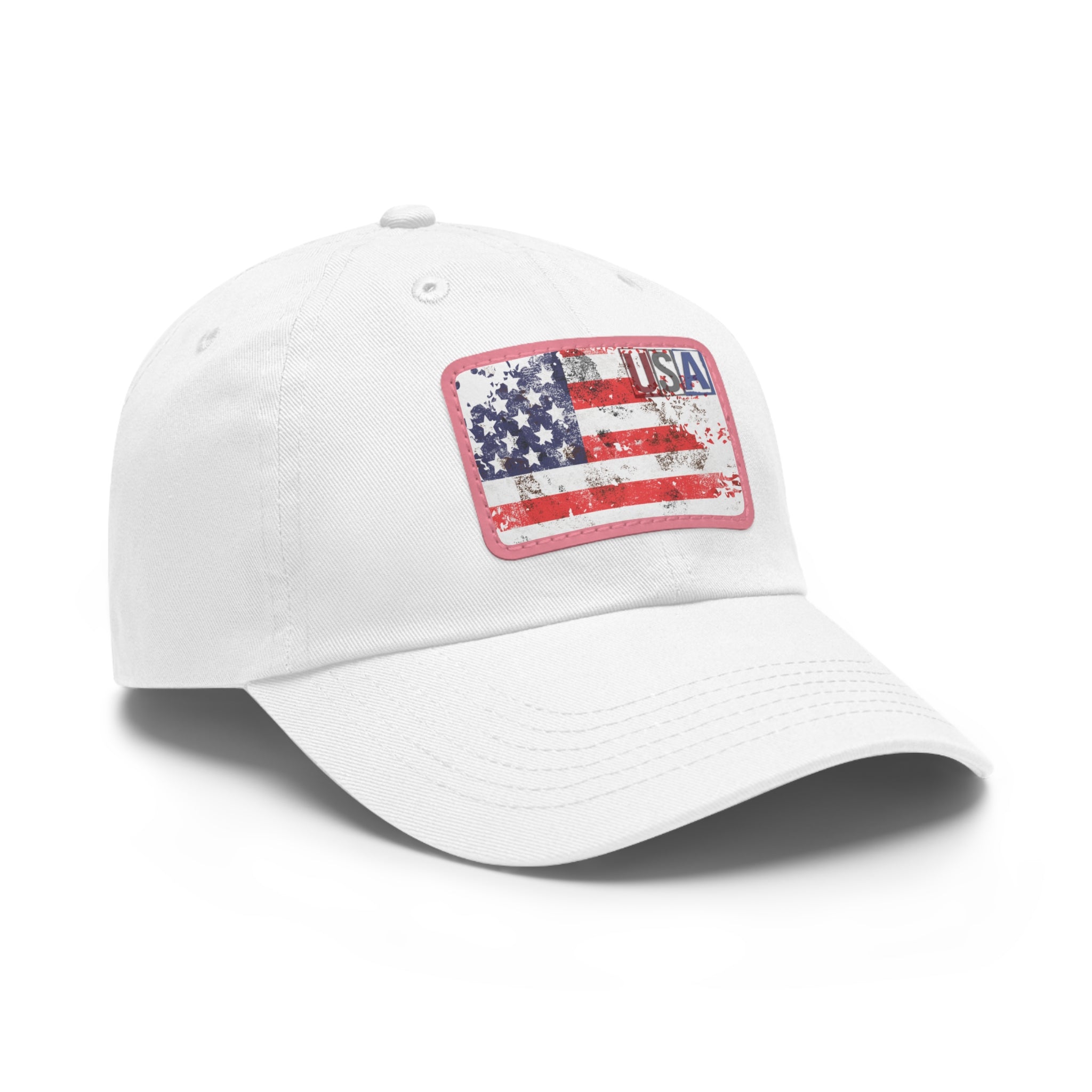 Patriotic  USA Flag Patch Baseball Cap, red, white, blue - Blue Star Merch 