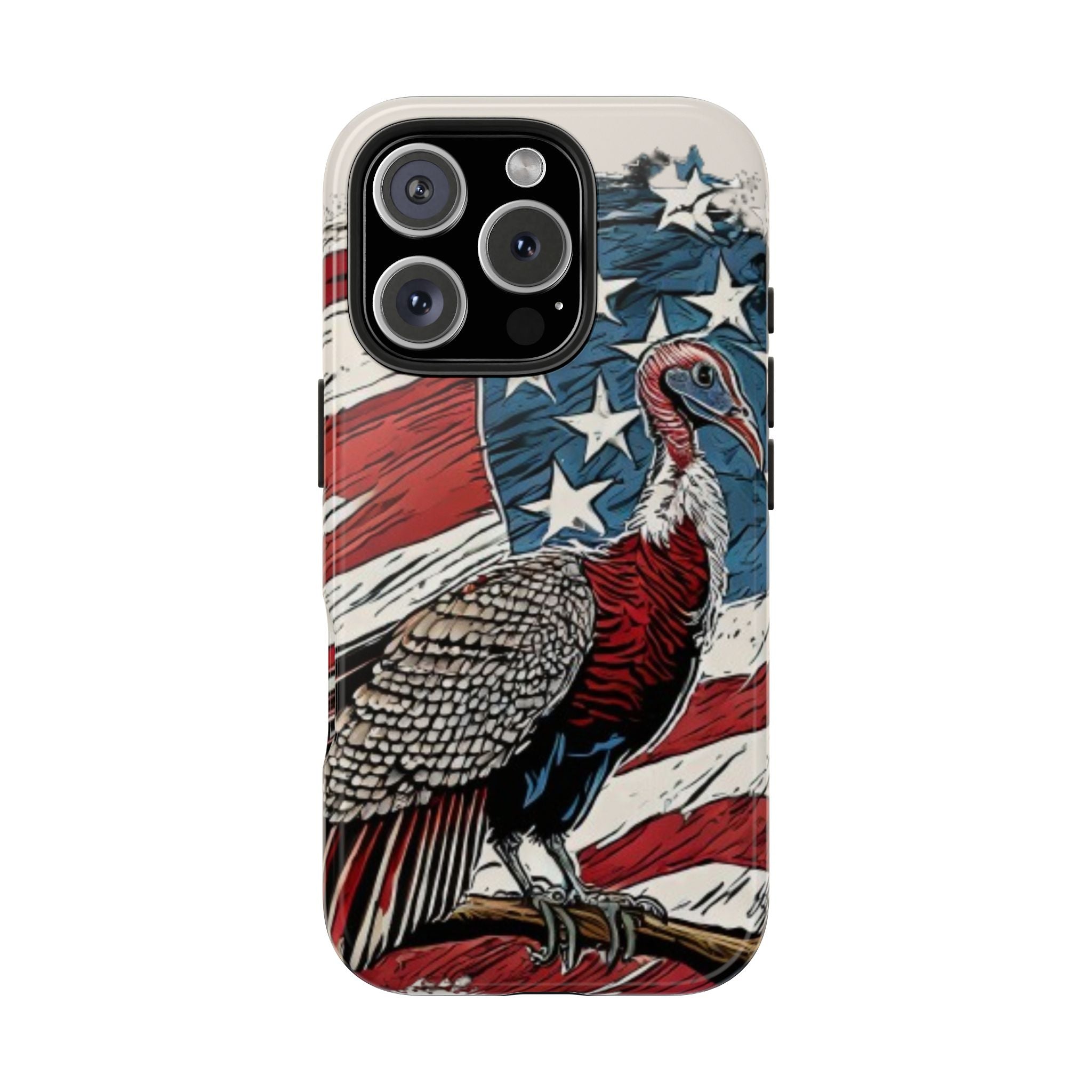 American Flag iPhone Case for iPhone 16 models phone case, Turkey American Flag iPhone 16 model cases