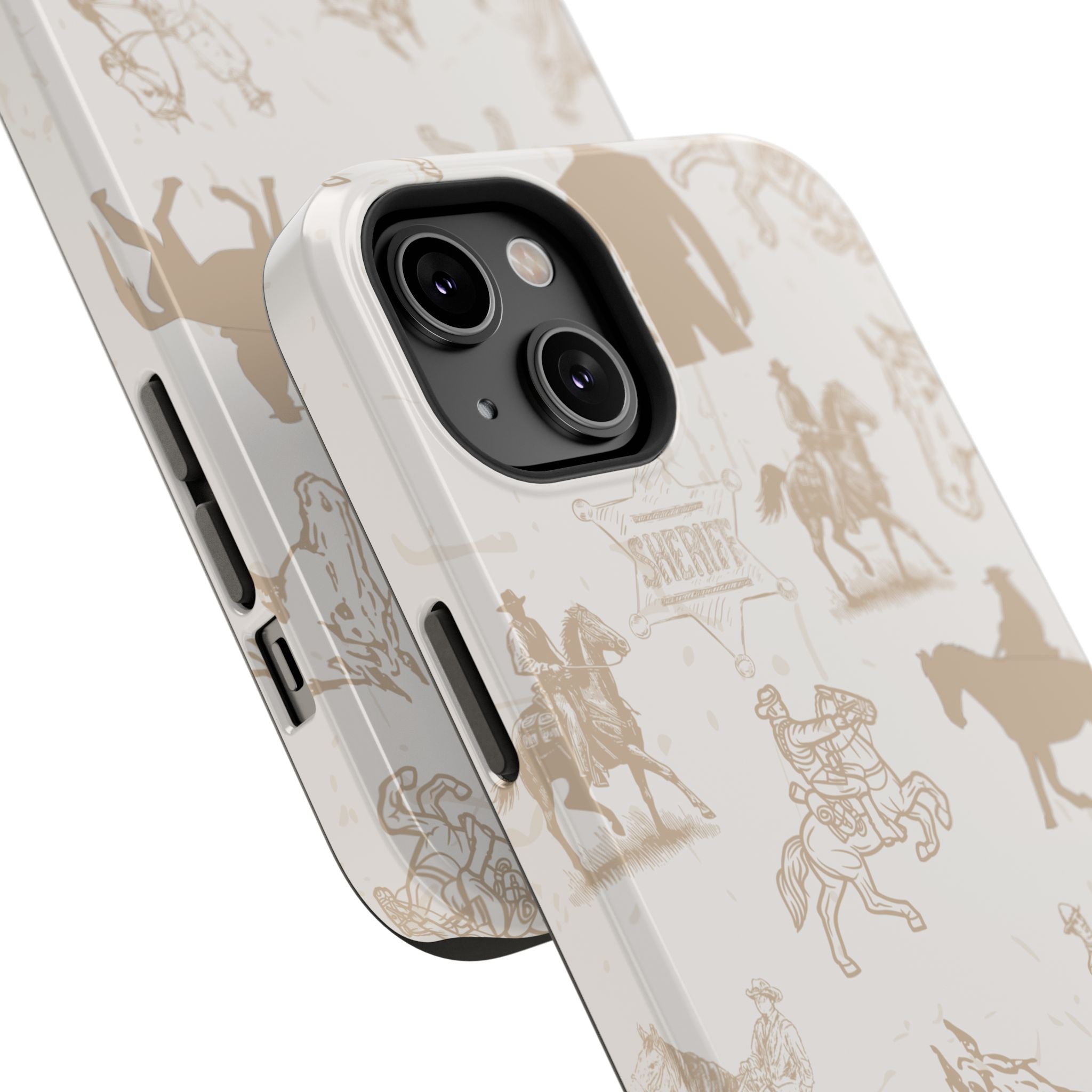 Western Cowboy print, Impact resistant  case for iPhone and Samsung phones - Blue Star Merch 