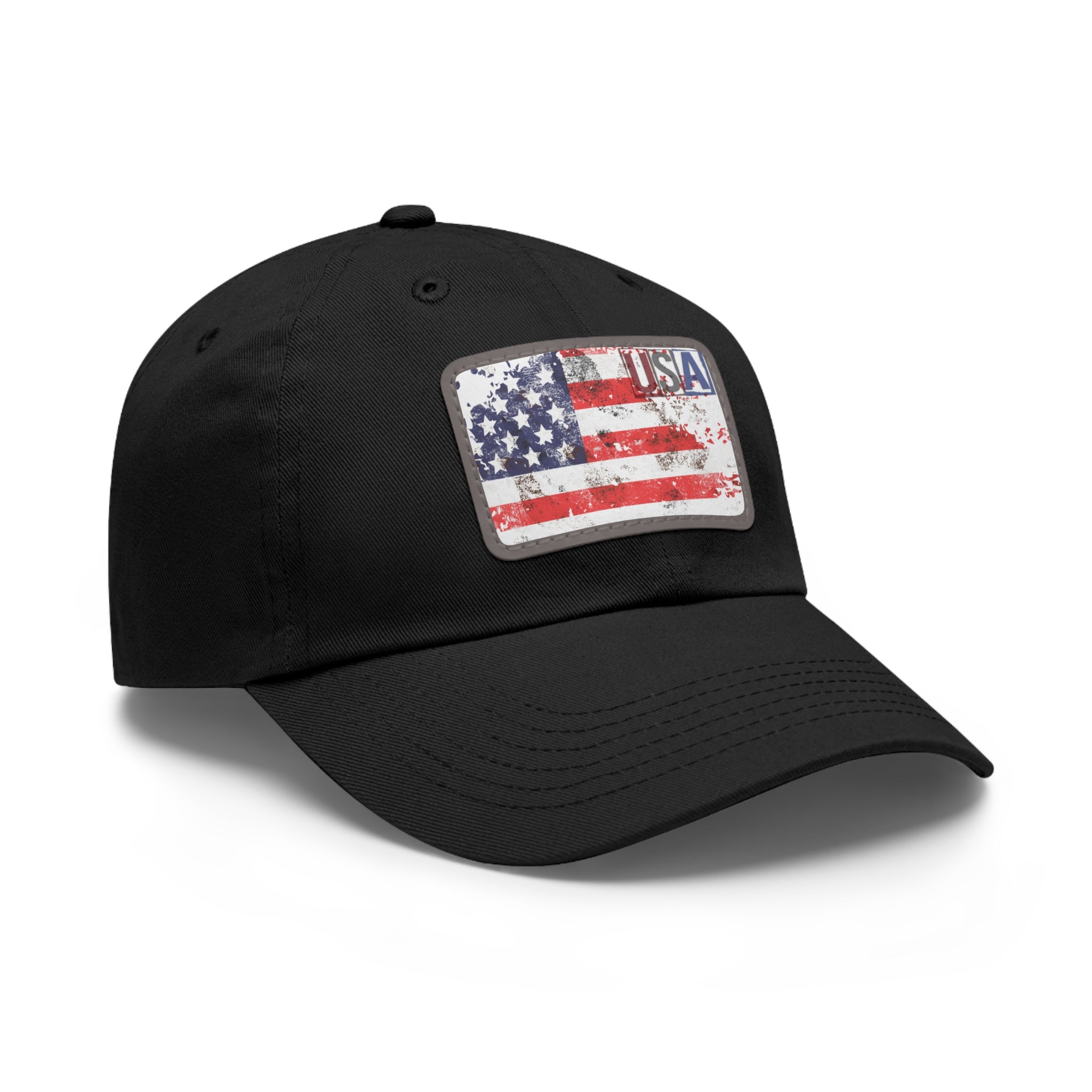 Patriotic  USA Flag Patch Baseball Cap, red, white, blue - Blue Star Merch 