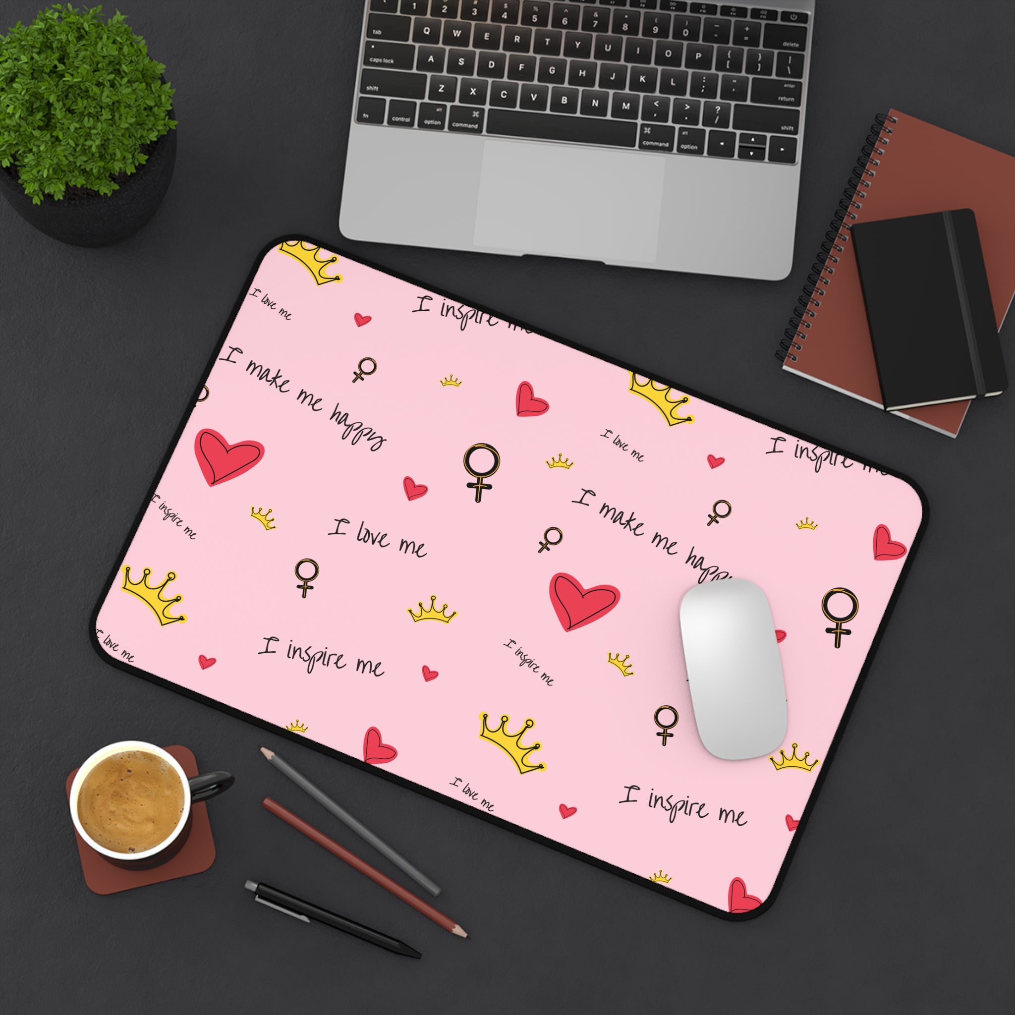 Desk Mat - You are Amazing Pink Desk Pad