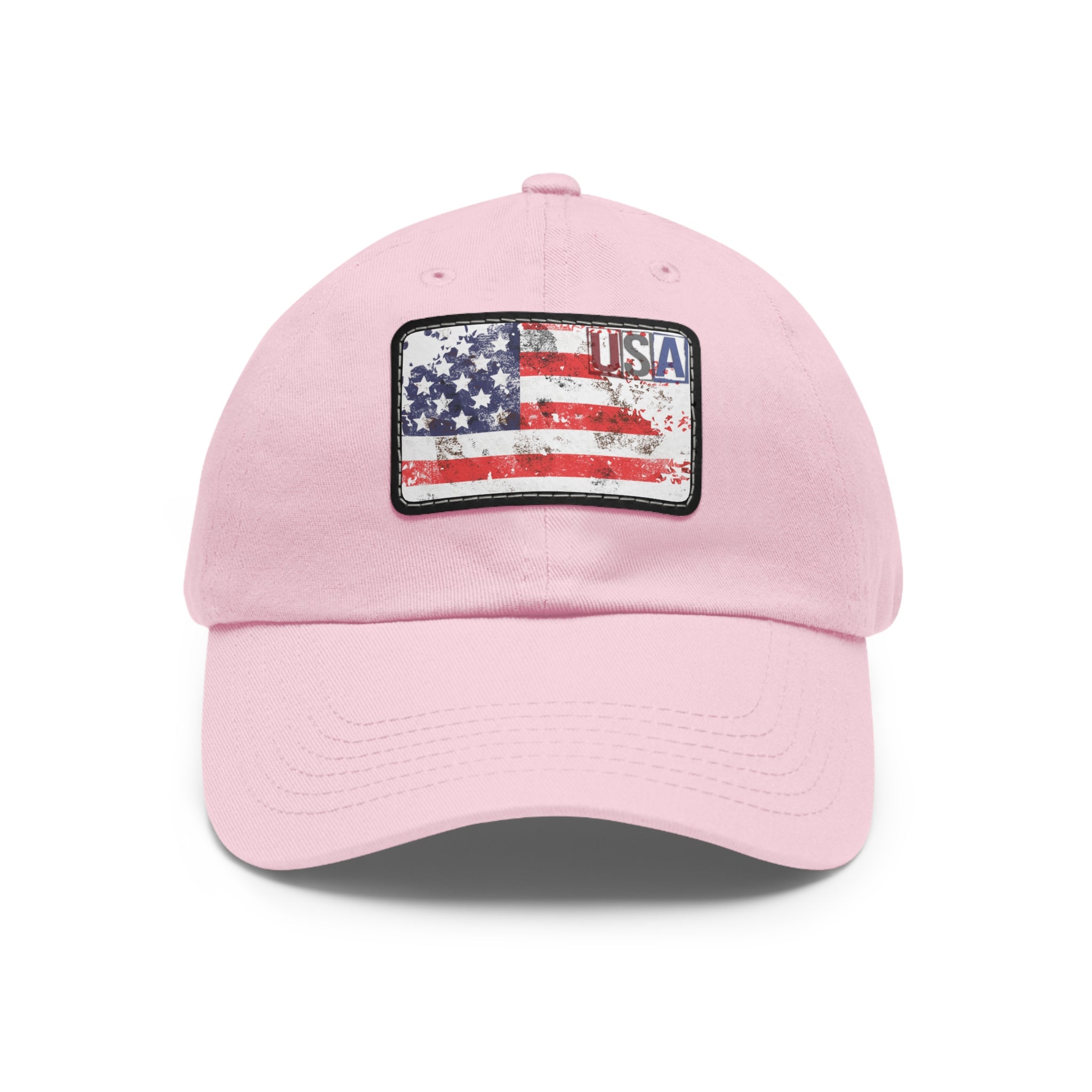 Patriotic  USA Flag Patch Baseball Cap, red, white, blue - Blue Star Merch 