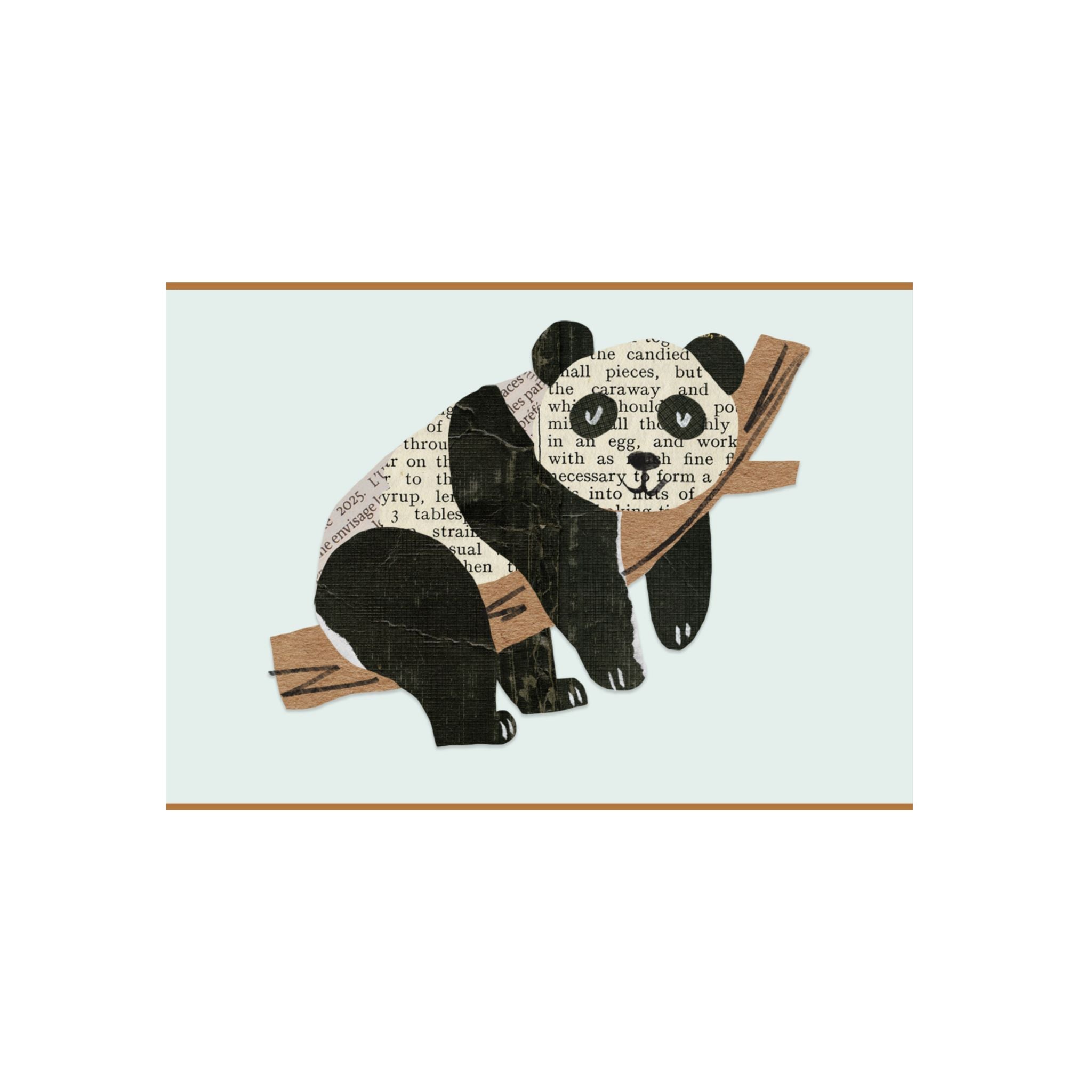 Panda Wall Art on Aluminum Composite Panels, 2 sizes. Great for ALL Rooms