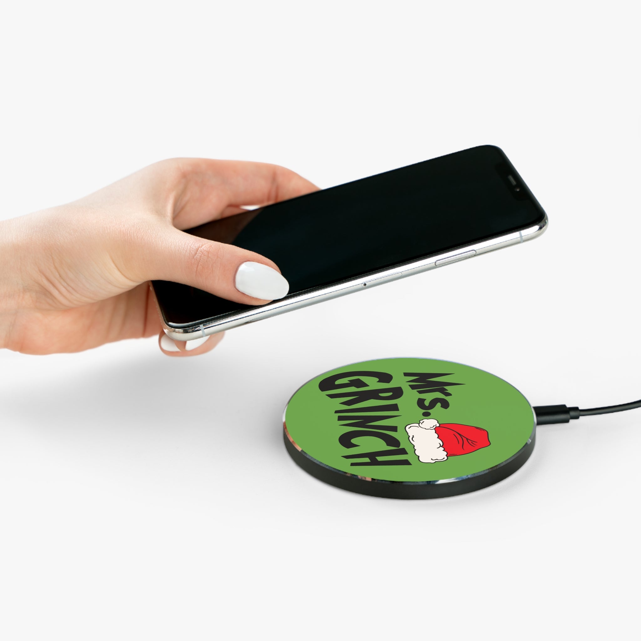 iPhone Wireless Charger,  Wireless charger for Android, personal charger, wireless charger, Grinch charger