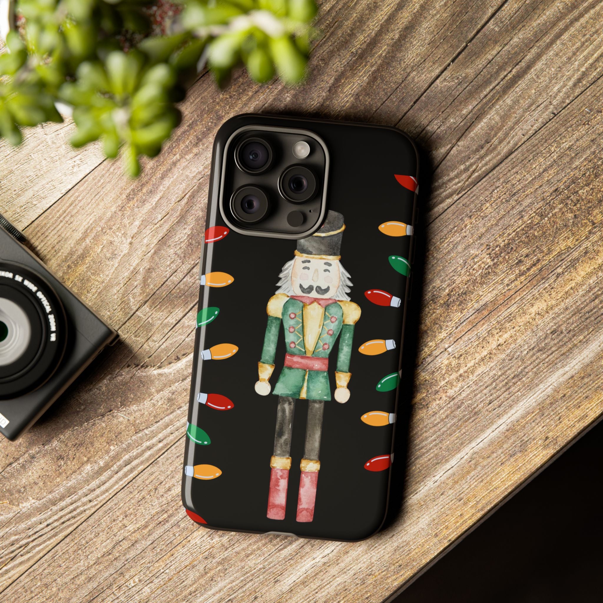 Tough iPhone Case iPhone durable Samsung phone case Google phone case for Holiday Nutcracker phone case