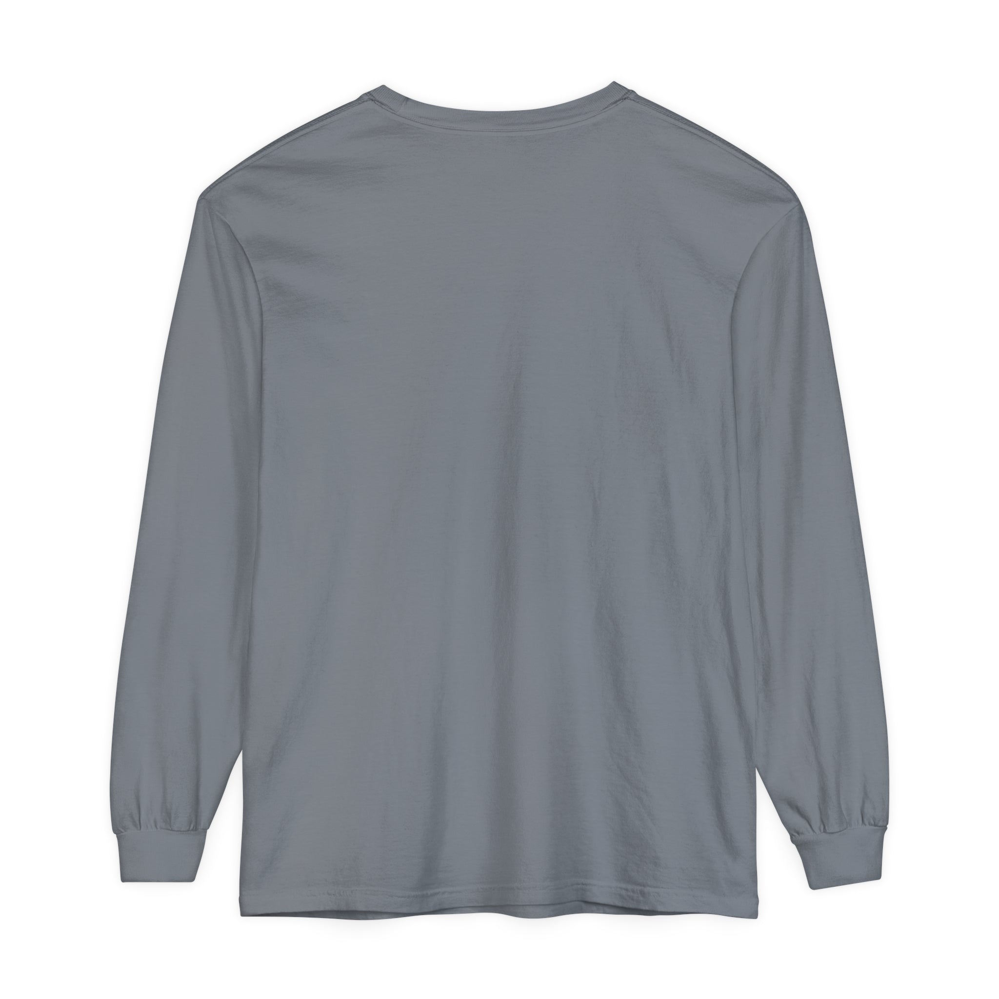 Garment-dyed Long Sleeve Cotton T-Shirt with Boise Pony Club logo