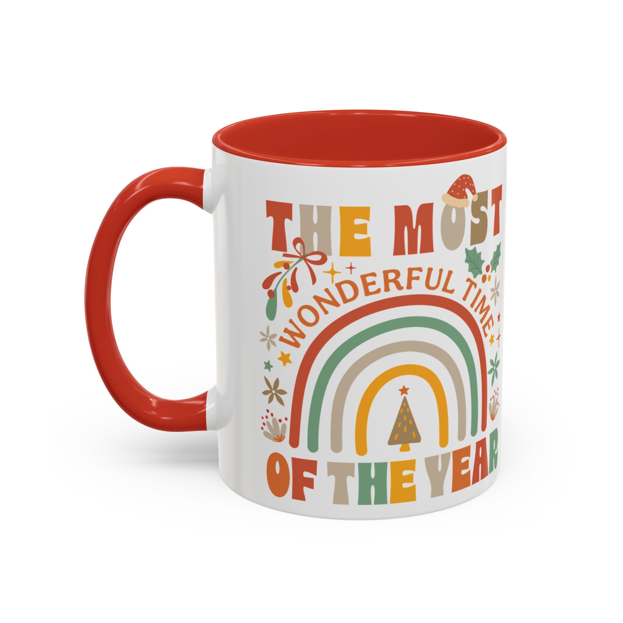 Most wonderful time of the year Christmas coffee   Accent Coffee Mug (11, 15oz)