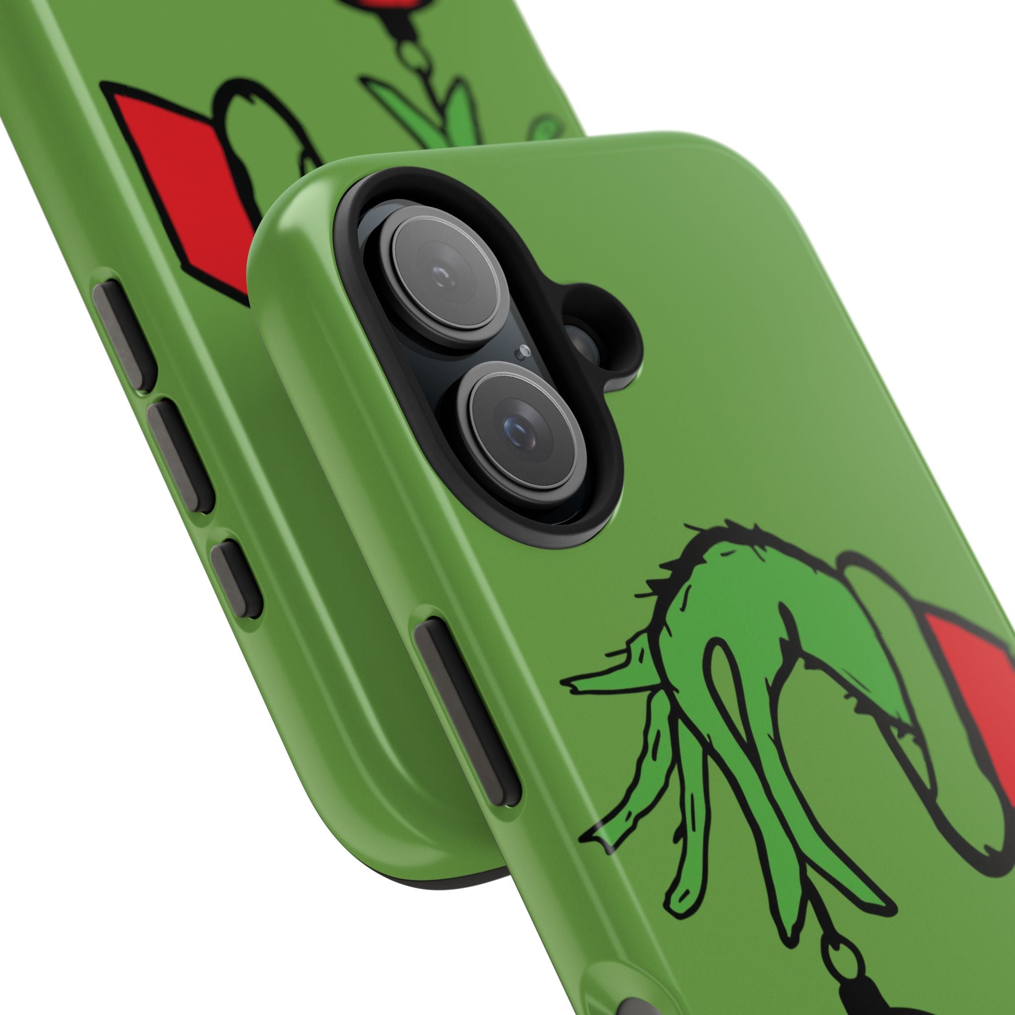 Grinch iPhone Case models 16 and 15, iPhone 16 case, iPhone 15 case