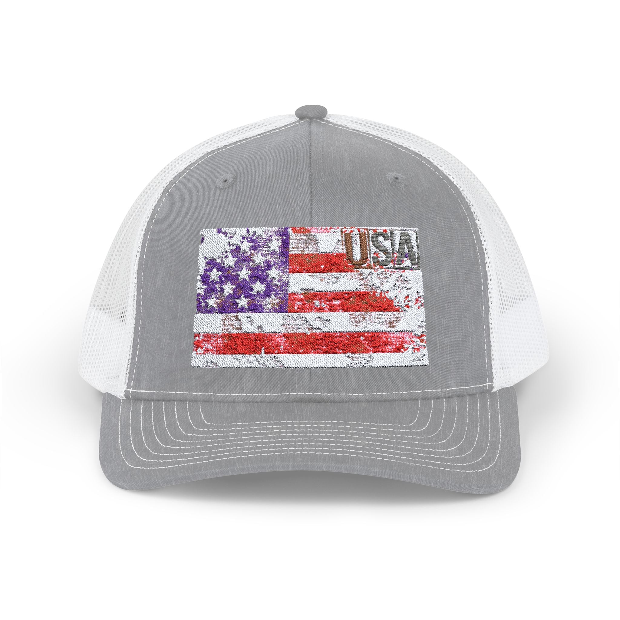 American Flag Trucker Cap | Snapback Trucker Cap | Blue Star Merch