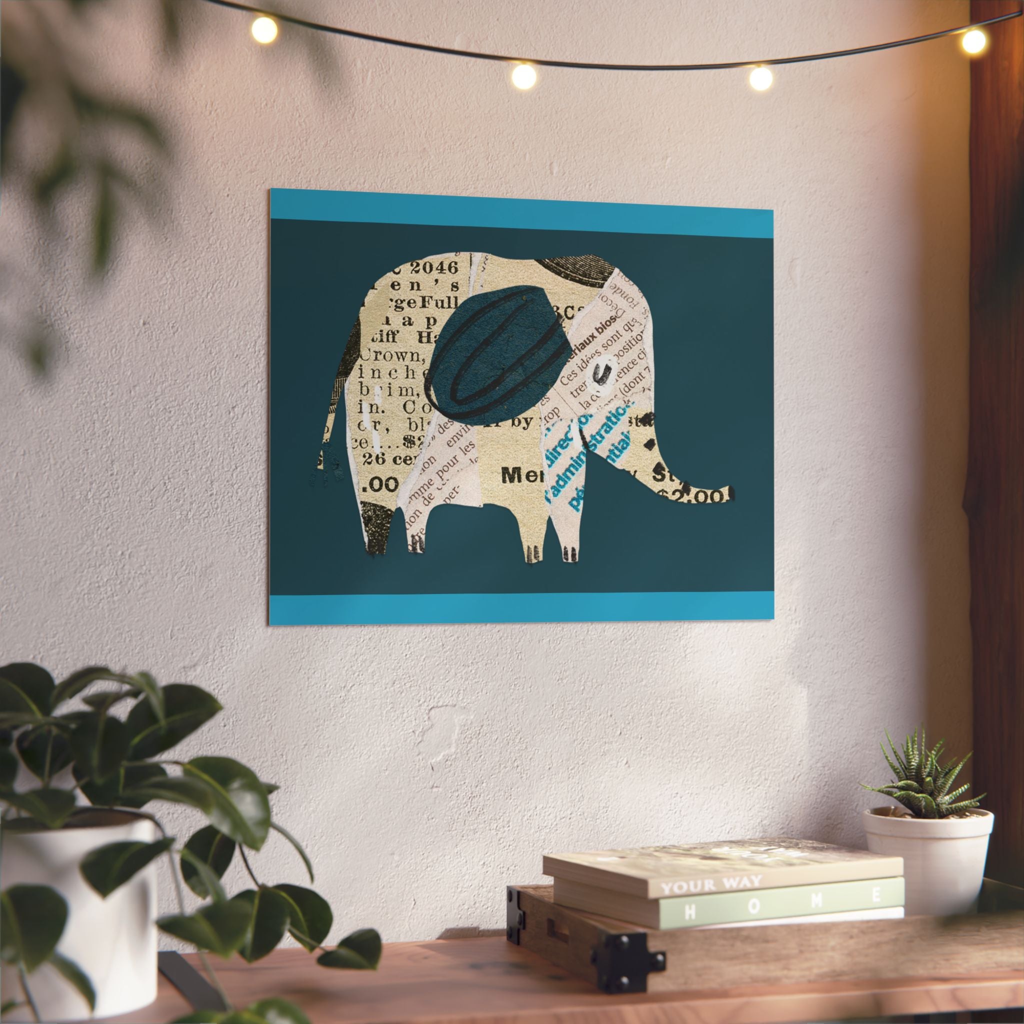 Elephant Wall Art | Elephant Wall Decor | Blue Star Merch