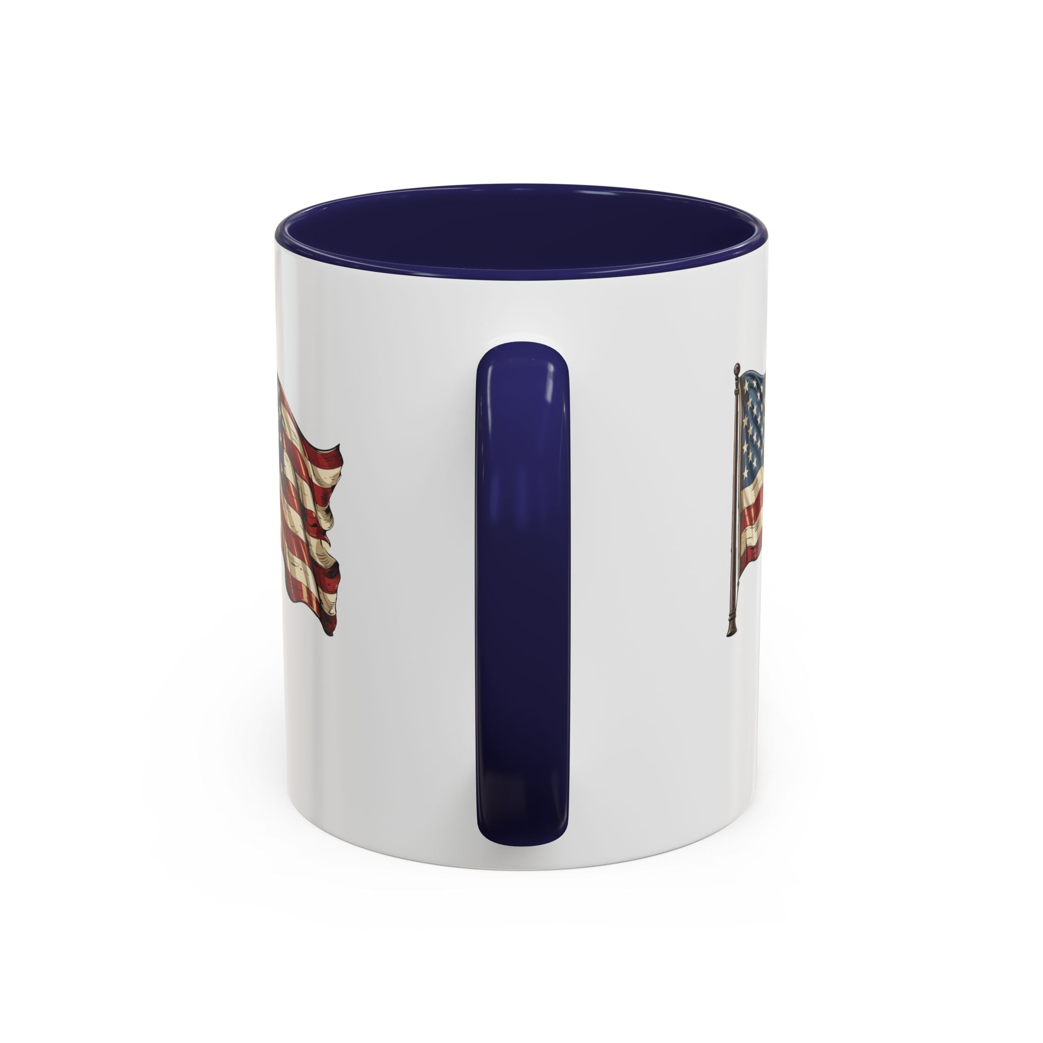 Ceramic Coffee Mug | American Flag Coffee Mug | Blue Star Merch