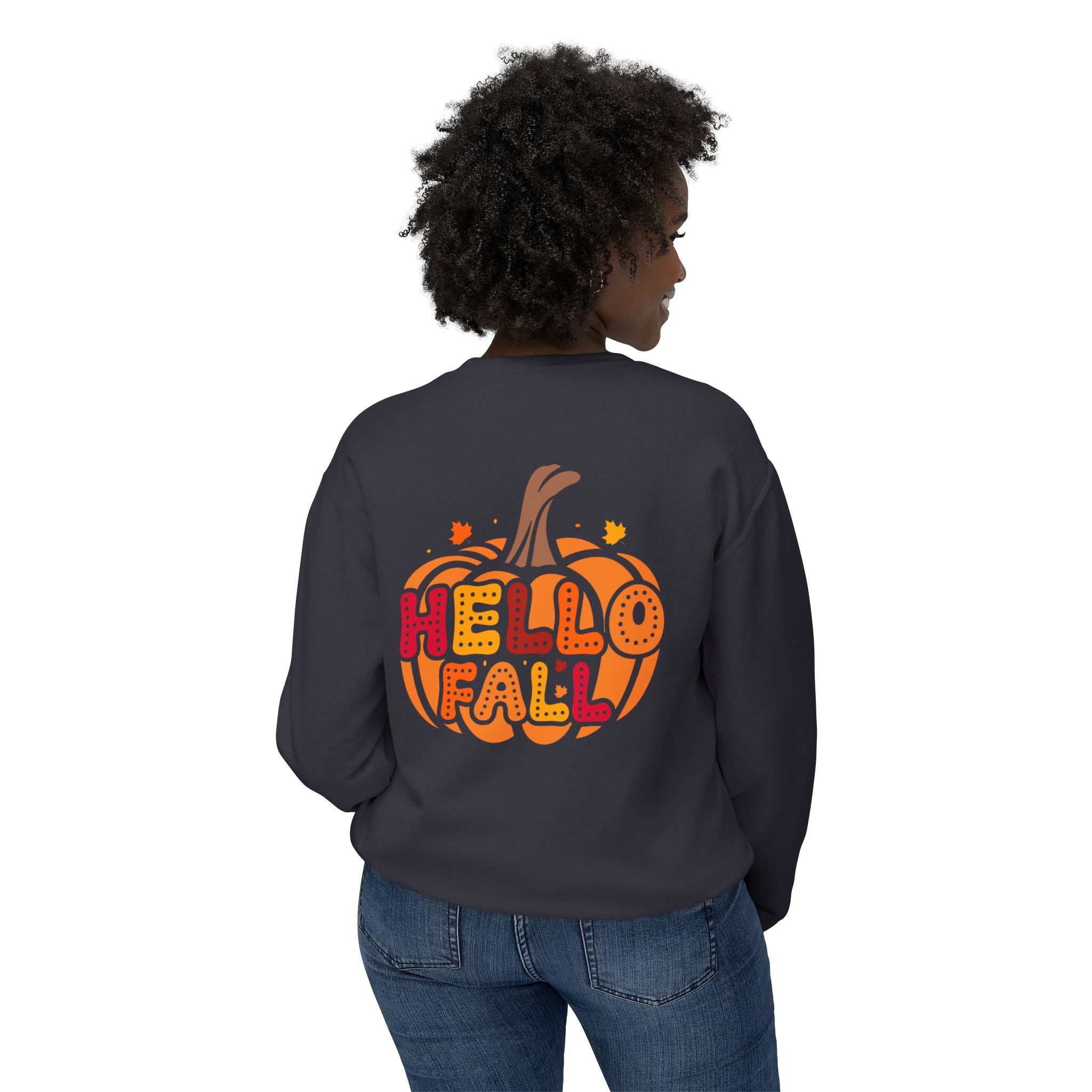 Women's Crewneck Sweatshirt | Hello Fall Sweatshirt | Blue Star Merch