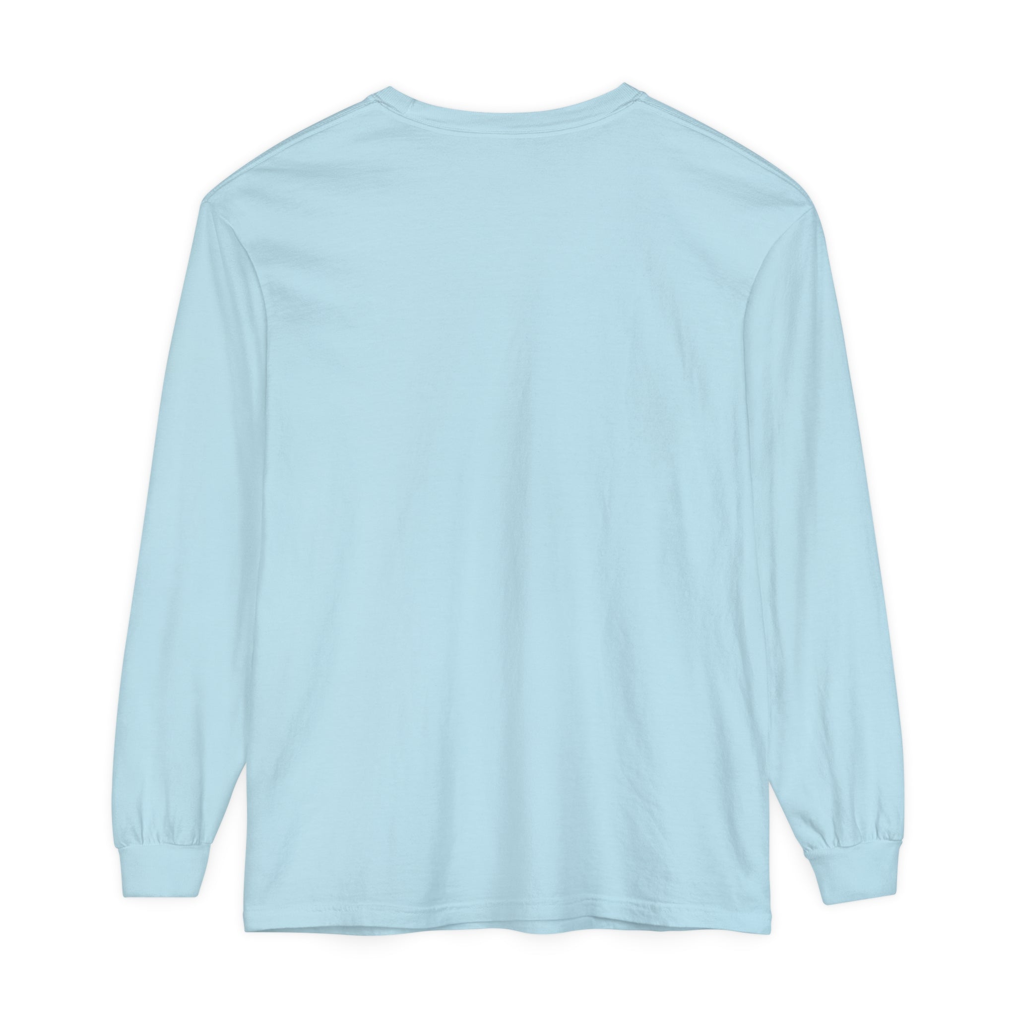 Garment-dyed Long Sleeve Cotton T-Shirt with Boise Pony Club logo