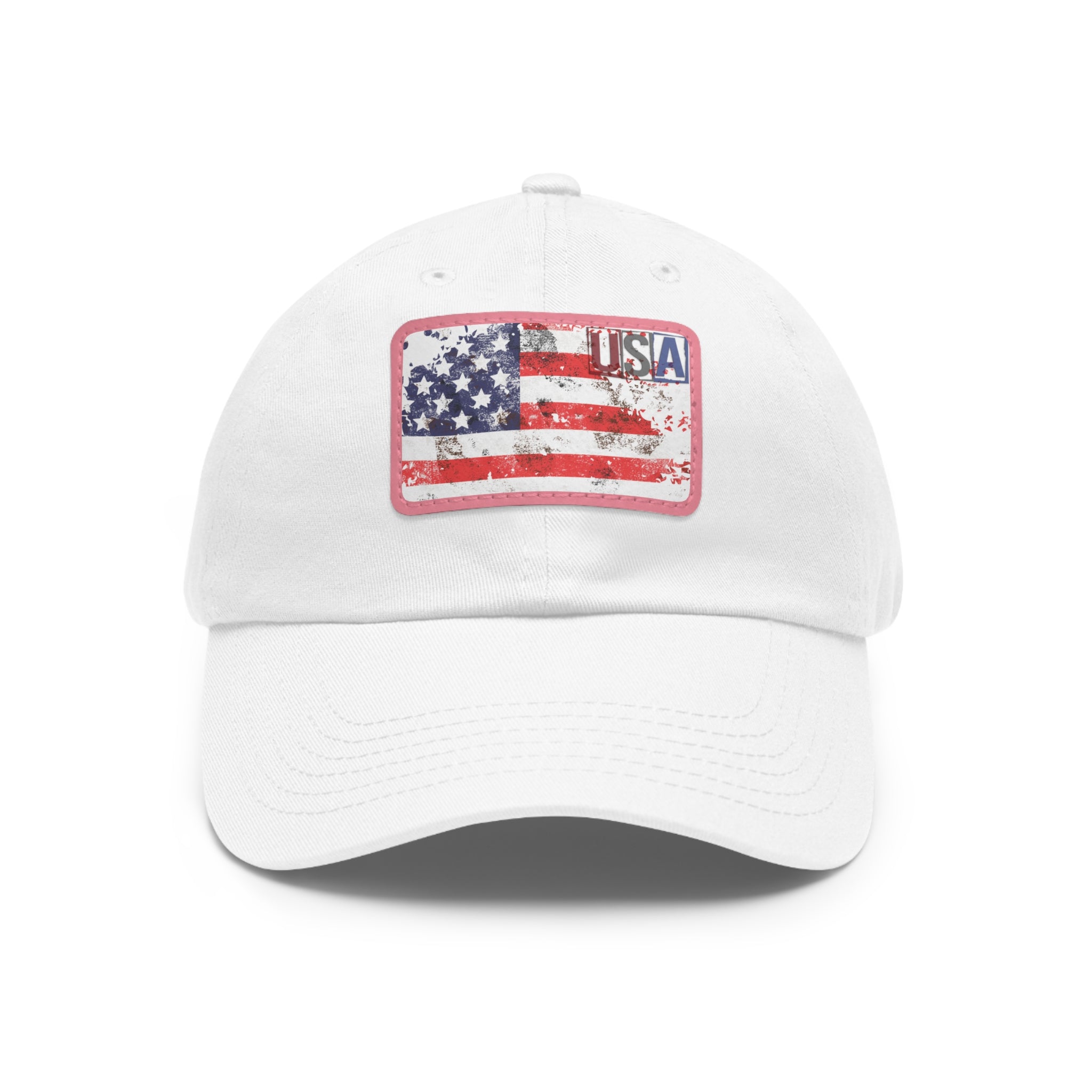 Patriotic  USA Flag Patch Baseball Cap, red, white, blue - Blue Star Merch 