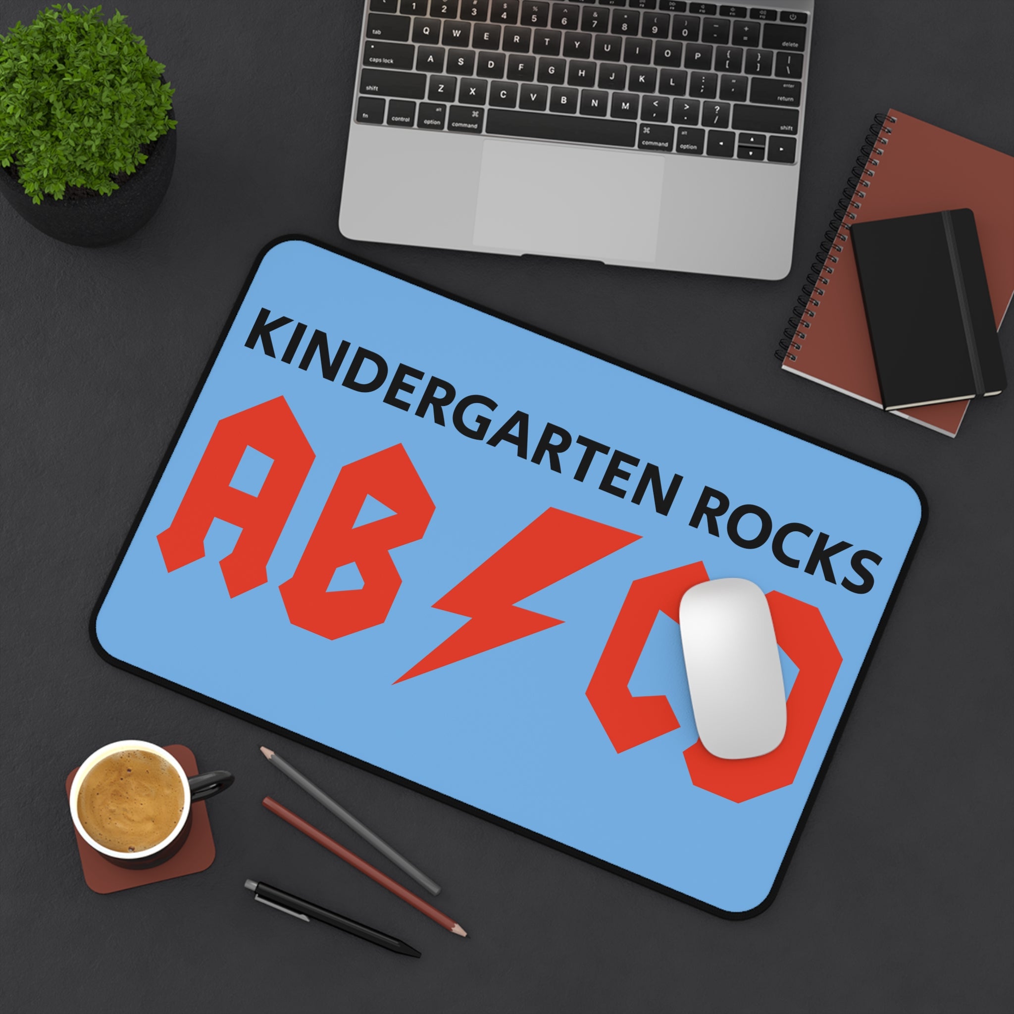 Desk Mat - AB/CD Kindergarten Rocks Desk Mat