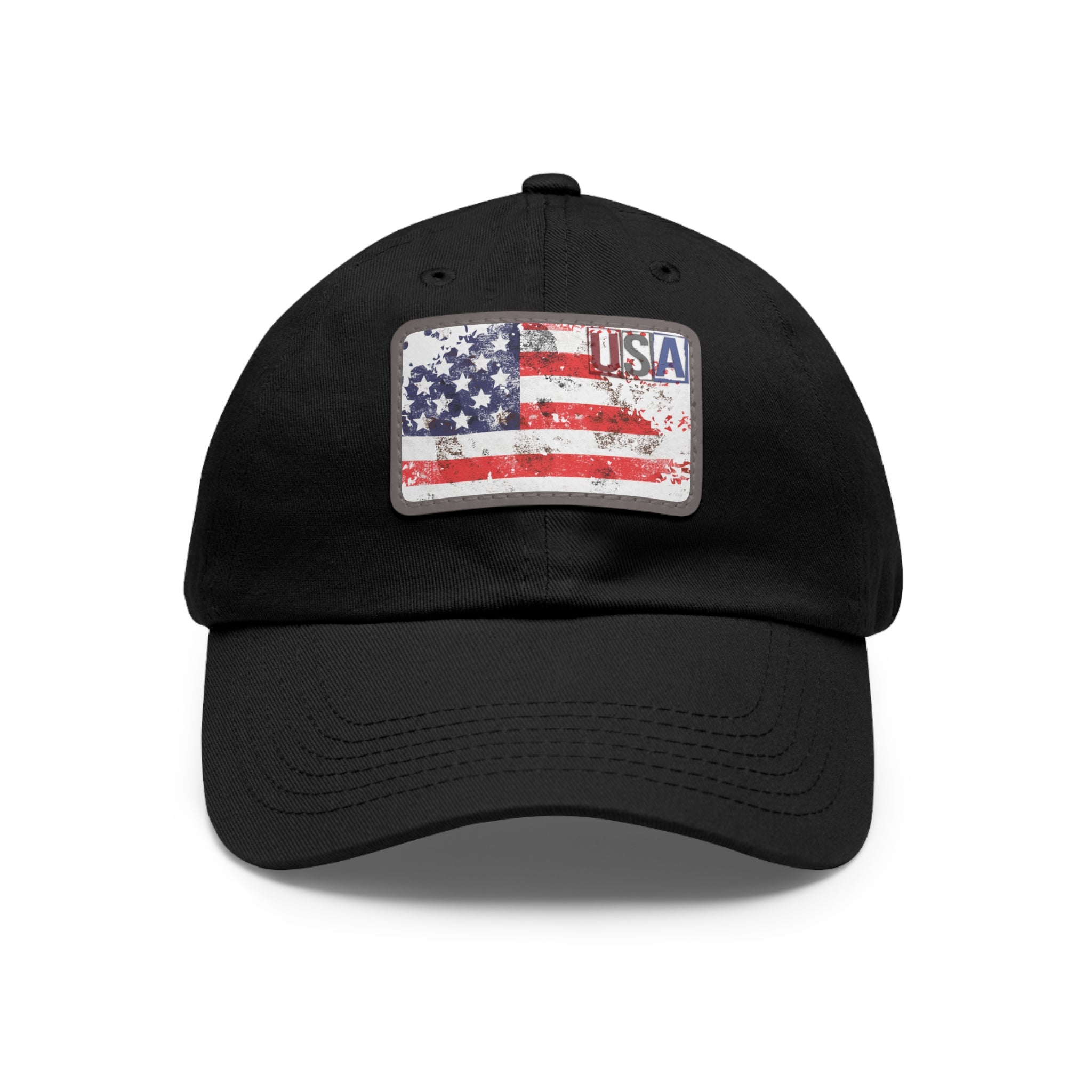 Patriotic  USA Flag Patch Baseball Cap, red, white, blue - Blue Star Merch 