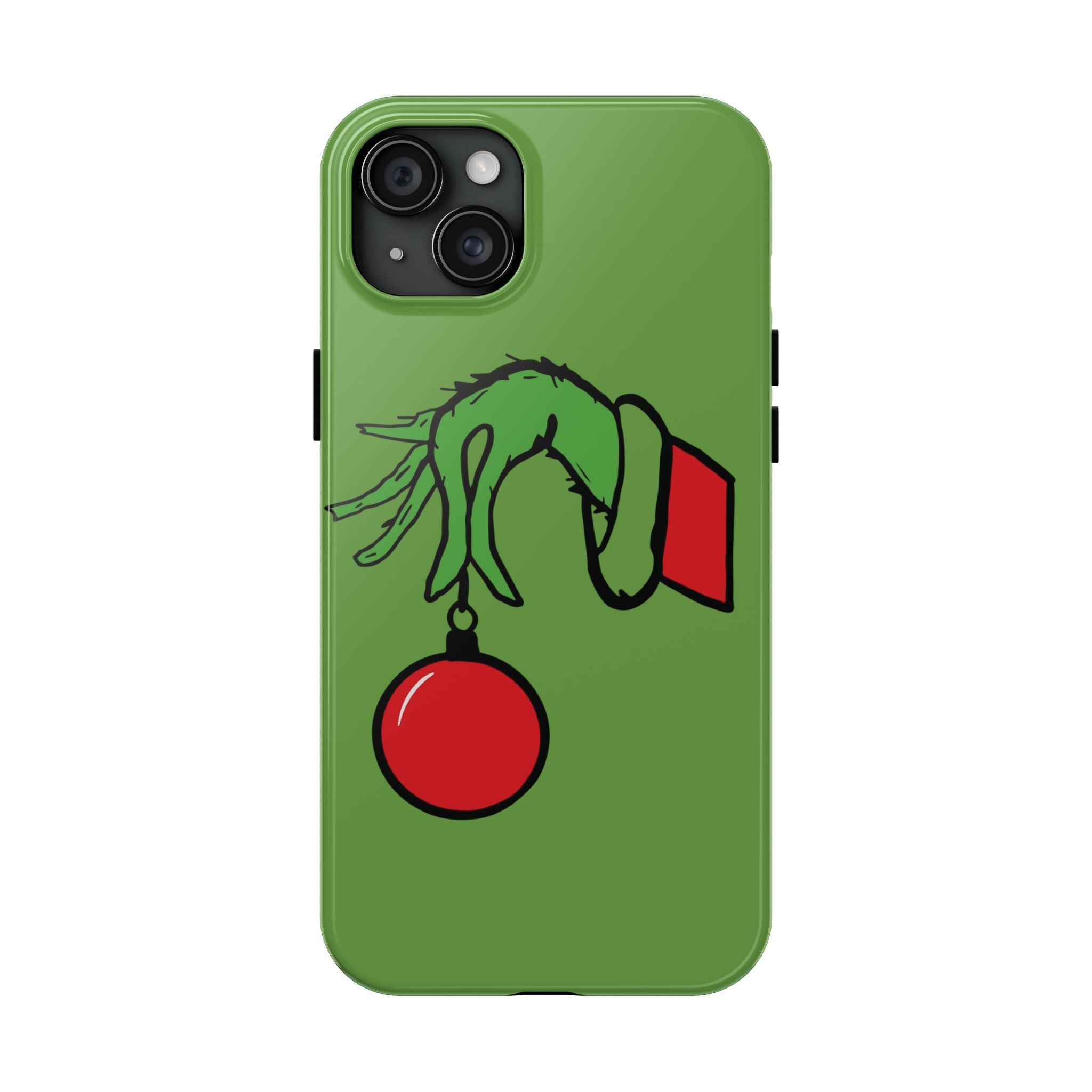 Grinch iPhone Case models 16 and 15, iPhone 16 case, iPhone 15 case