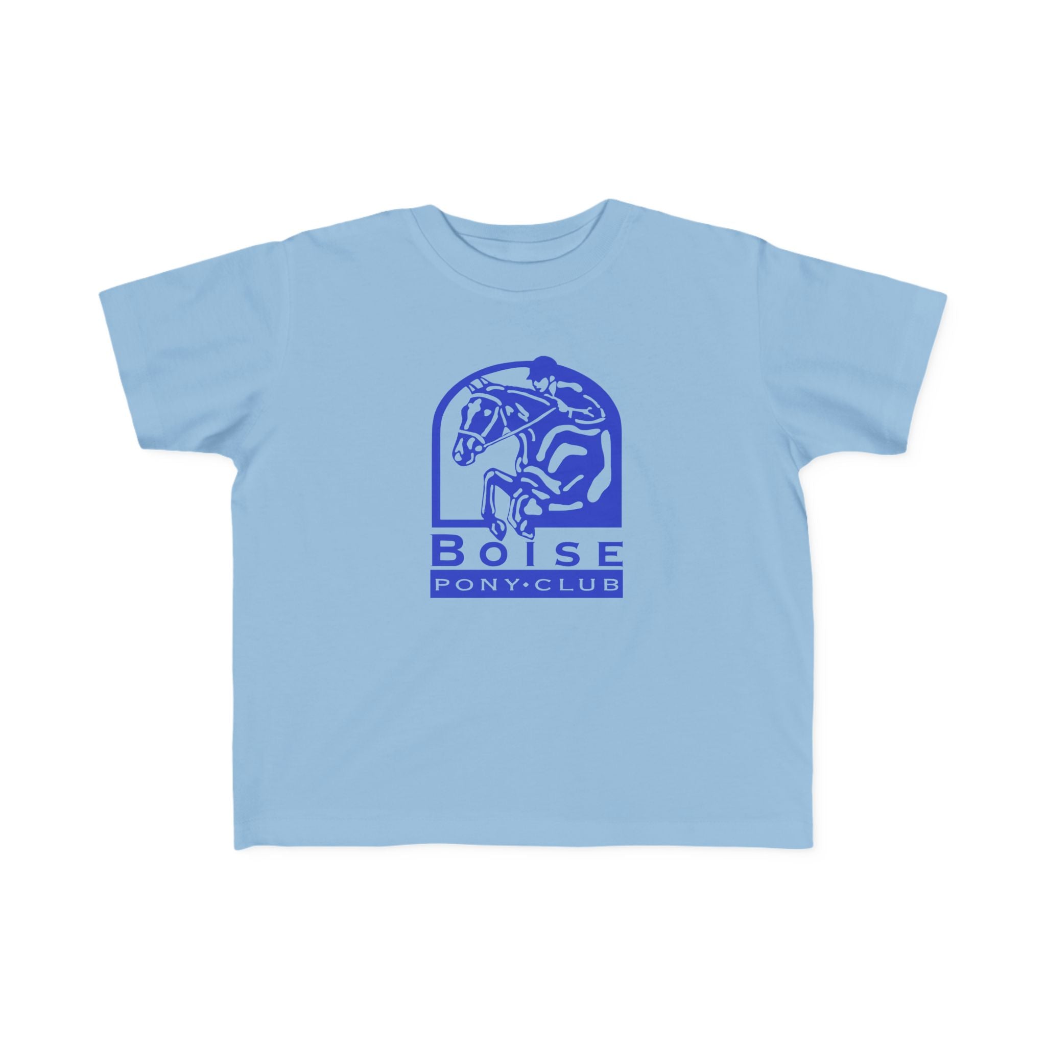 Toddler's Fine Jersey Tee with Boise pony club logo