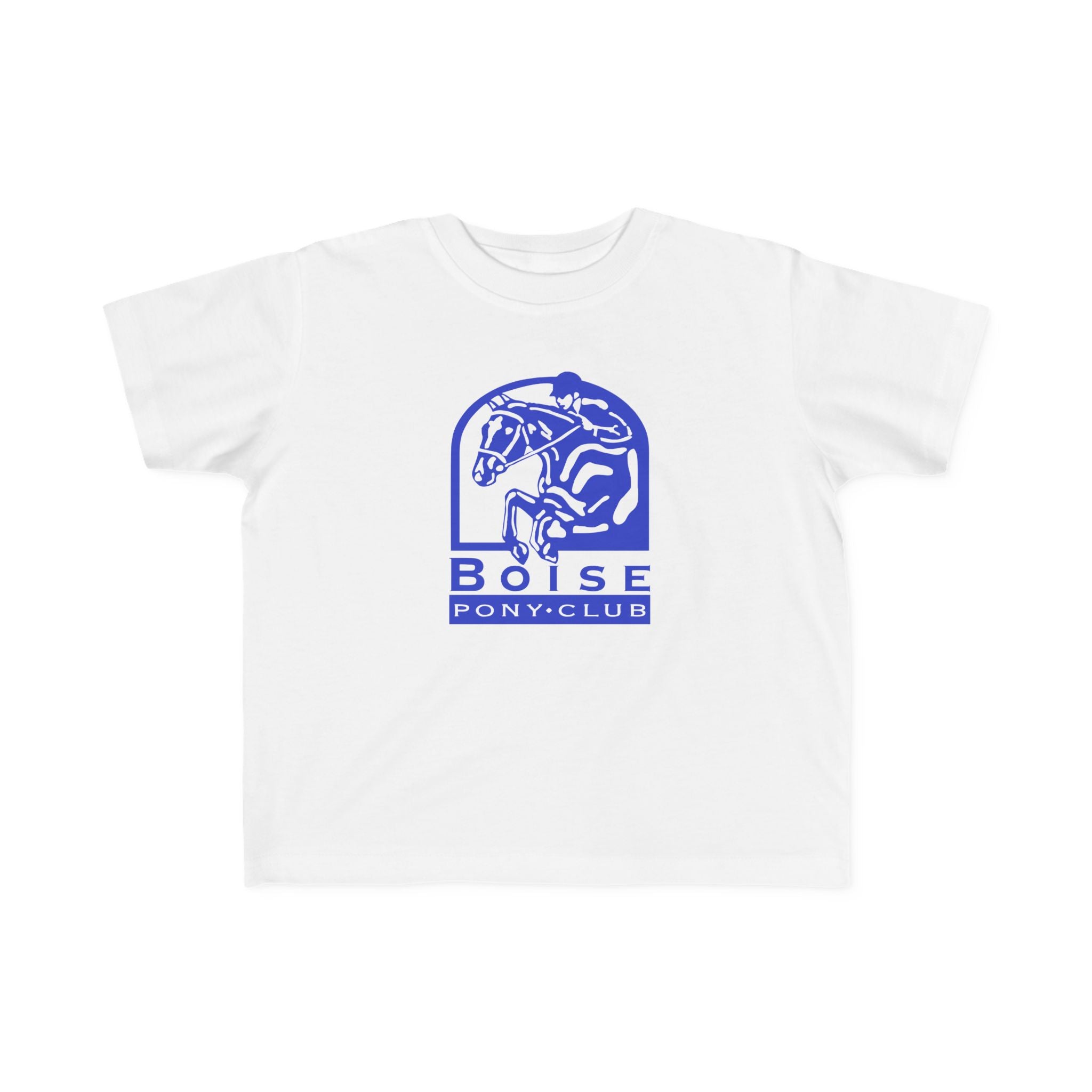 Toddler's Fine Jersey Tee with Boise pony club logo