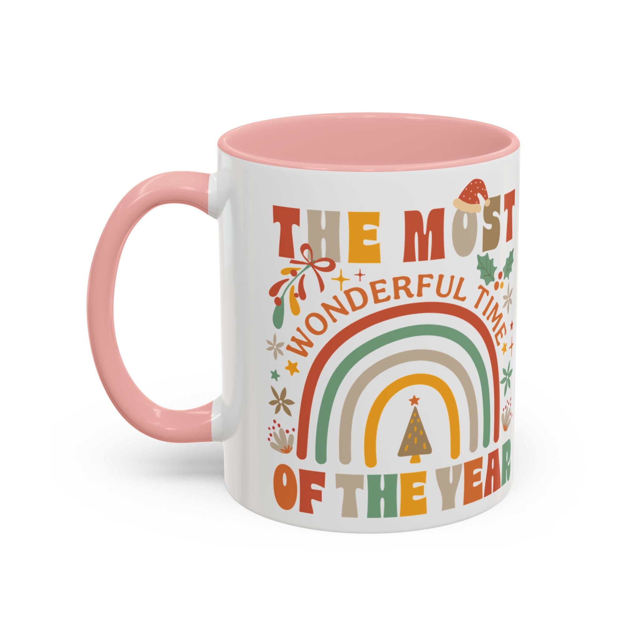 Most wonderful time of the year Christmas coffee   Accent Coffee Mug (11, 15oz)