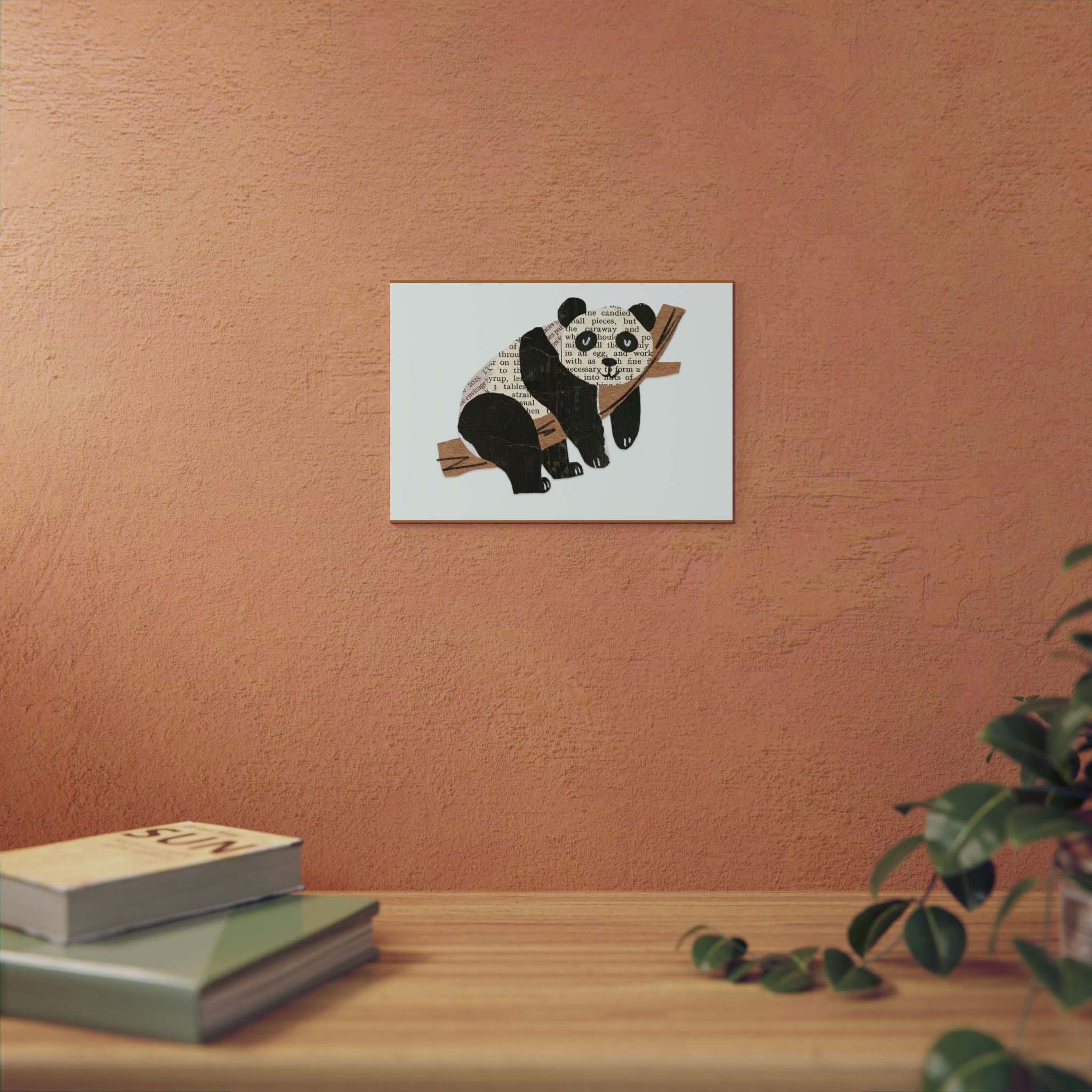 Panda Wall Art on Aluminum Composite Panels, 2 sizes. Great for ALL Rooms