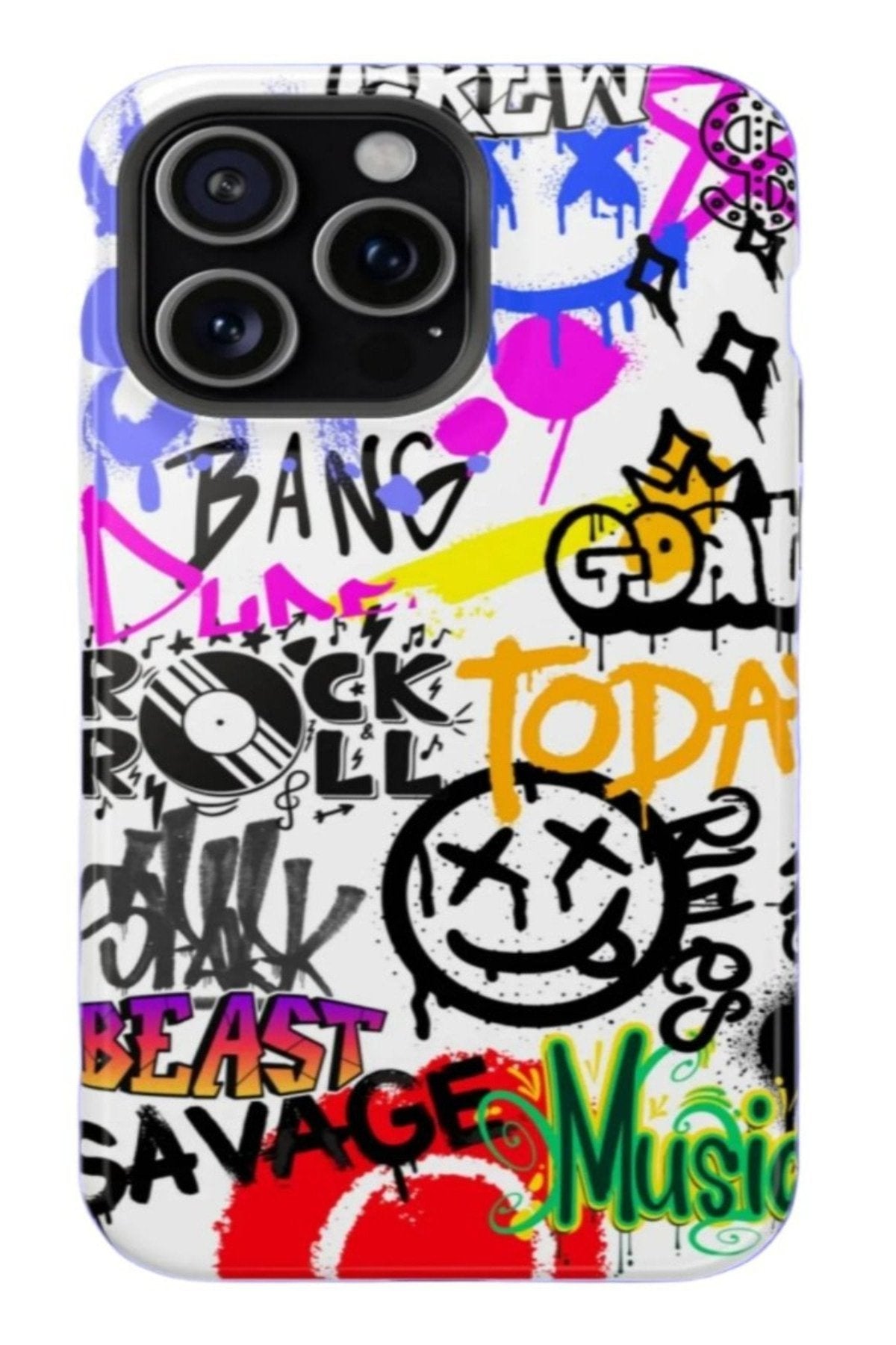 Graffiti Designed, Dual-Layer Protection  Case for iPhones and Samsung - Blue Star Merch 