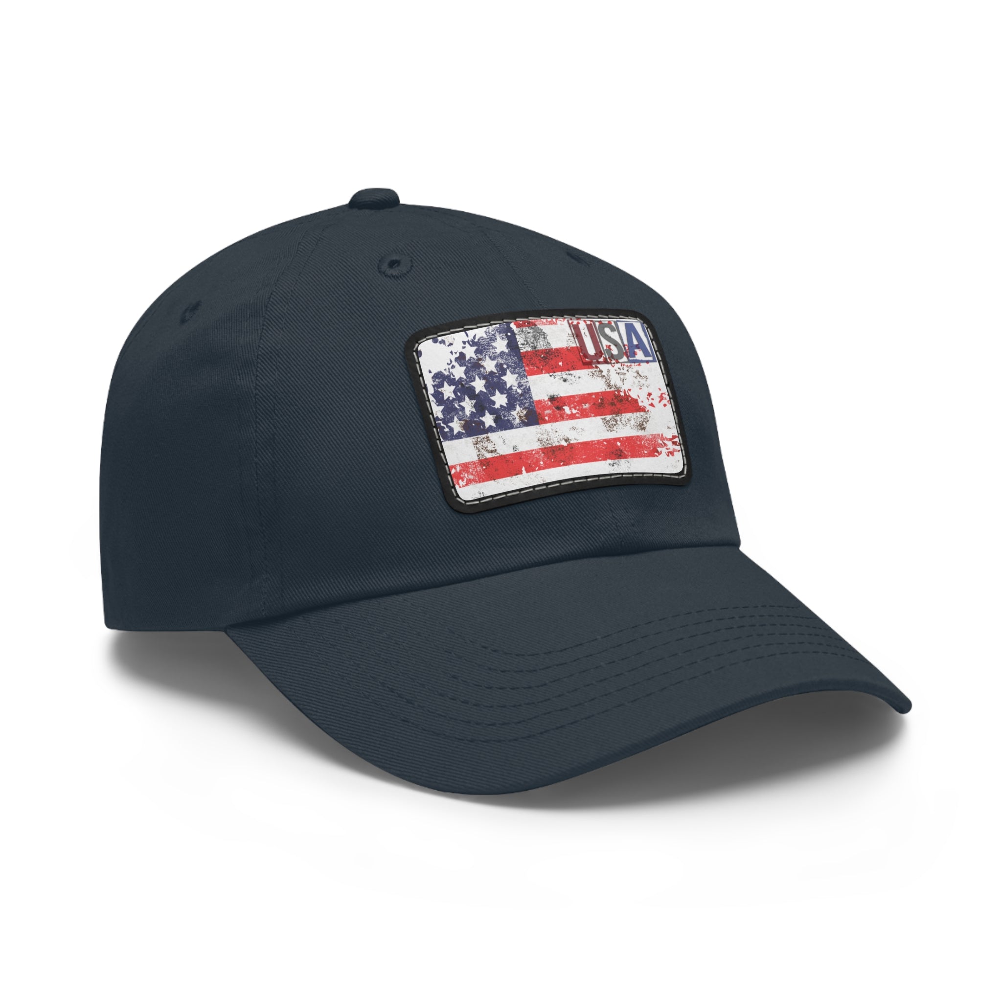 Patriotic  USA Flag Patch Baseball Cap, red, white, blue - Blue Star Merch 