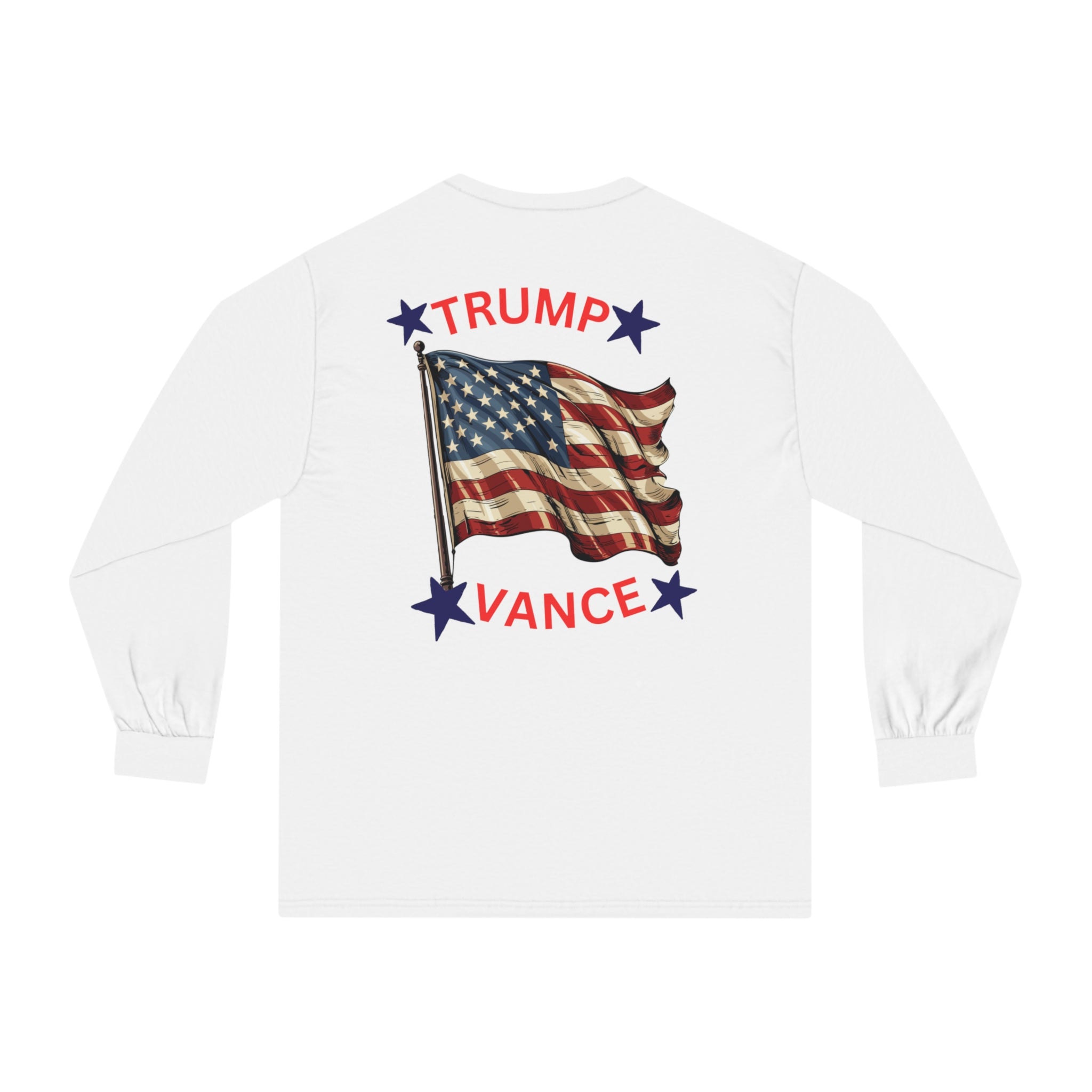 Trump vs Harris   Classic Long Sleeve T-Shirt, Halloween Street, Cotton, Medium Weight , 2024 Election