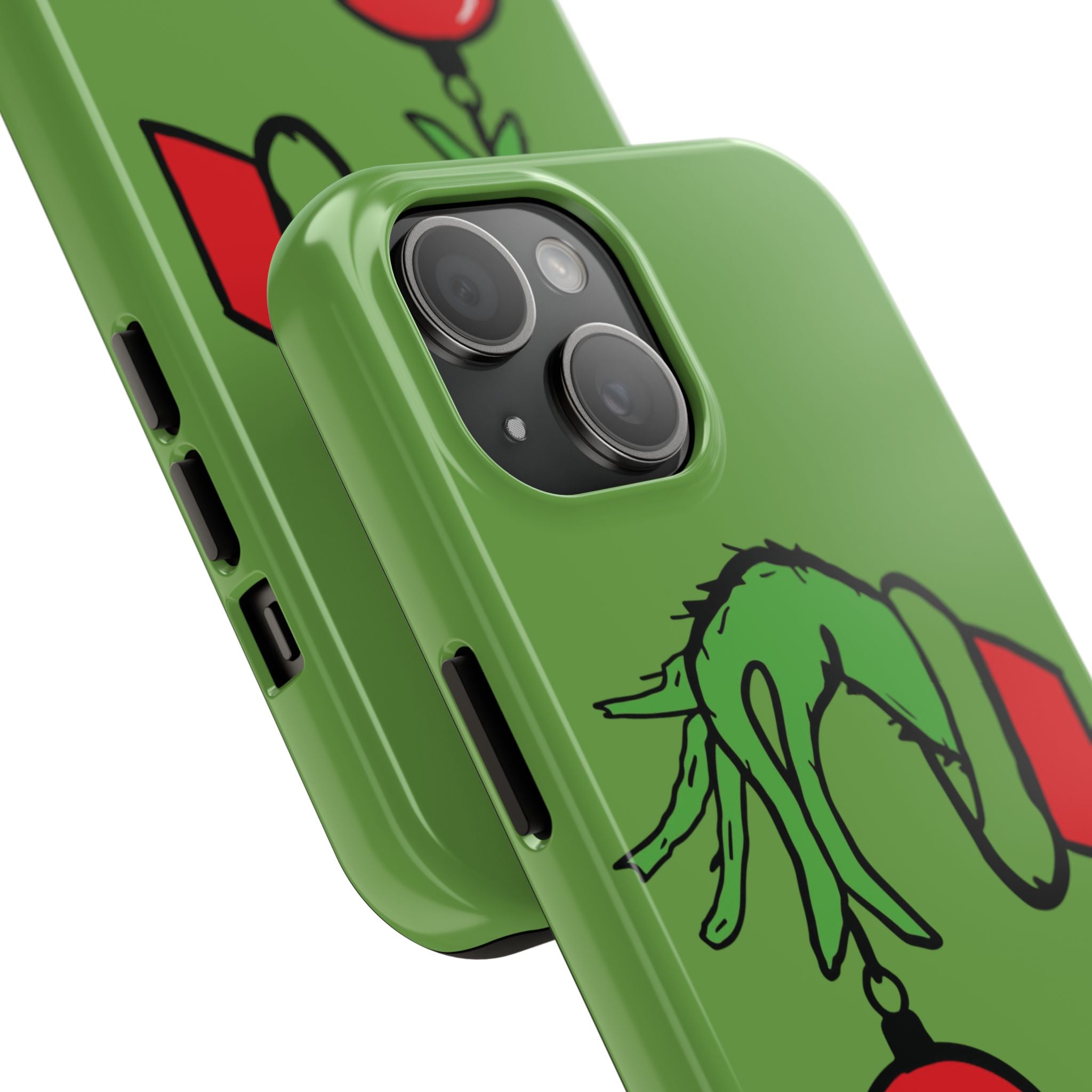 Grinch iPhone Case models 16 and 15, iPhone 16 case, iPhone 15 case